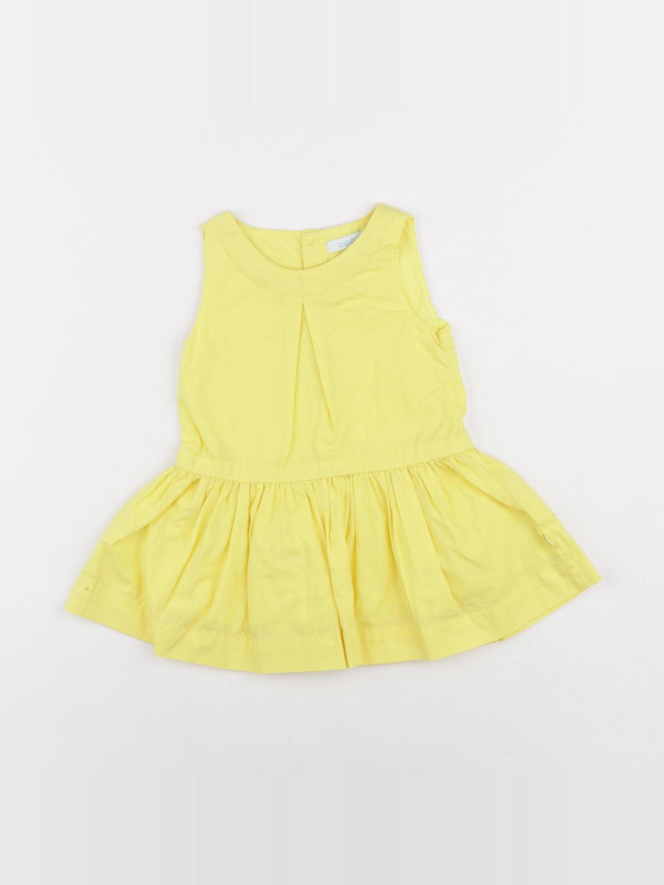 Obaïbi - robe jaune - 6 mois