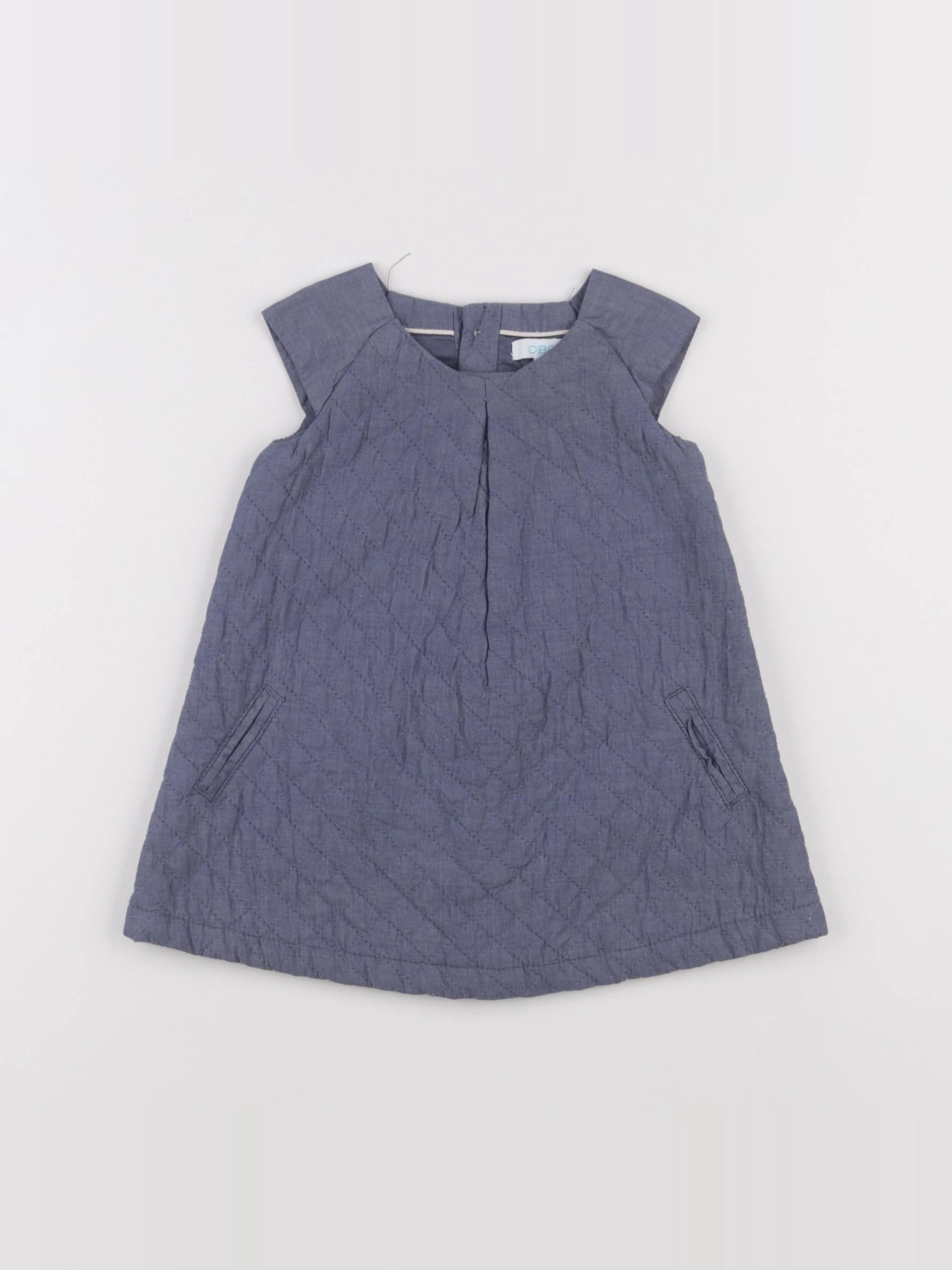 Obaïbi - robe bleu - 6 mois