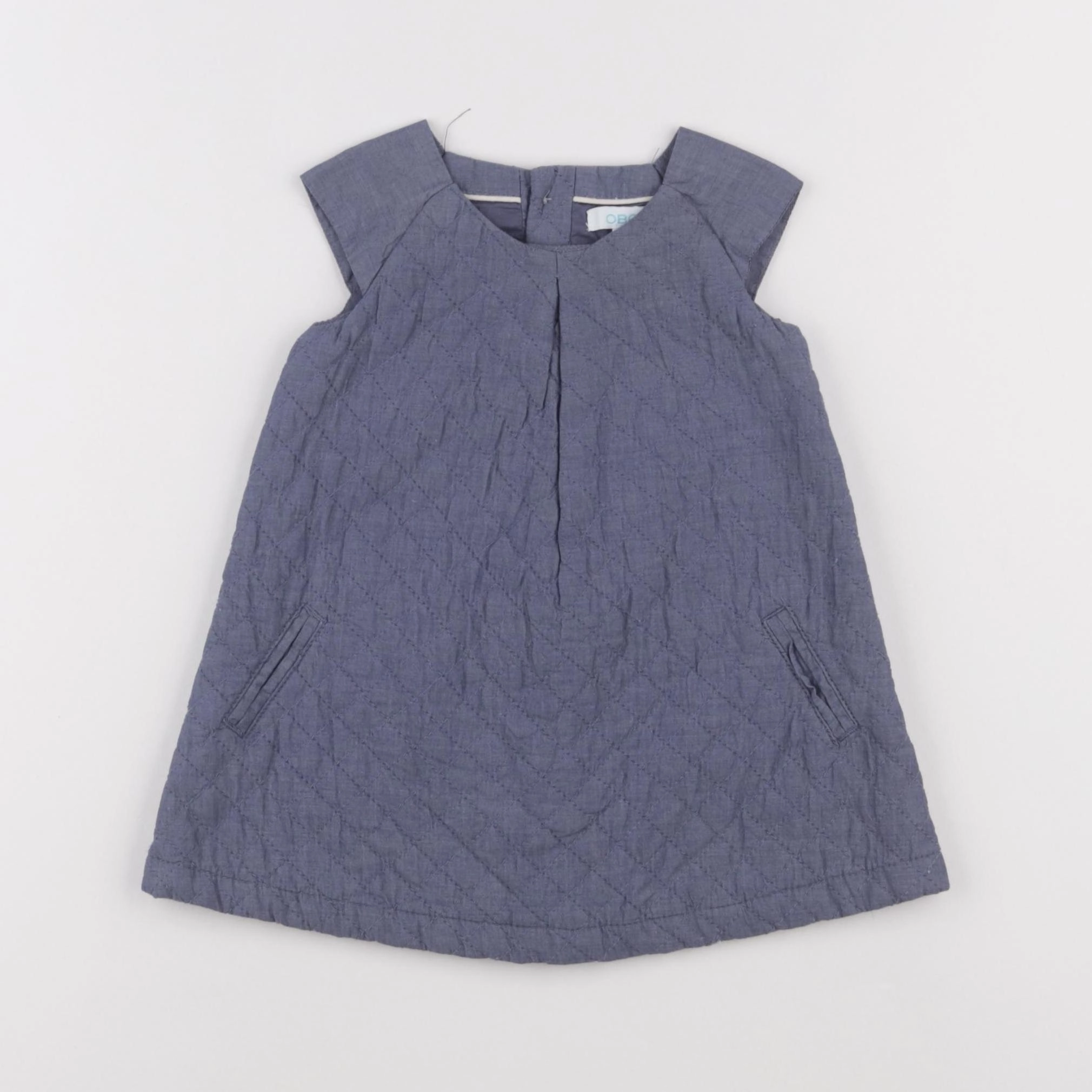 Obaïbi - robe bleu - 6 mois