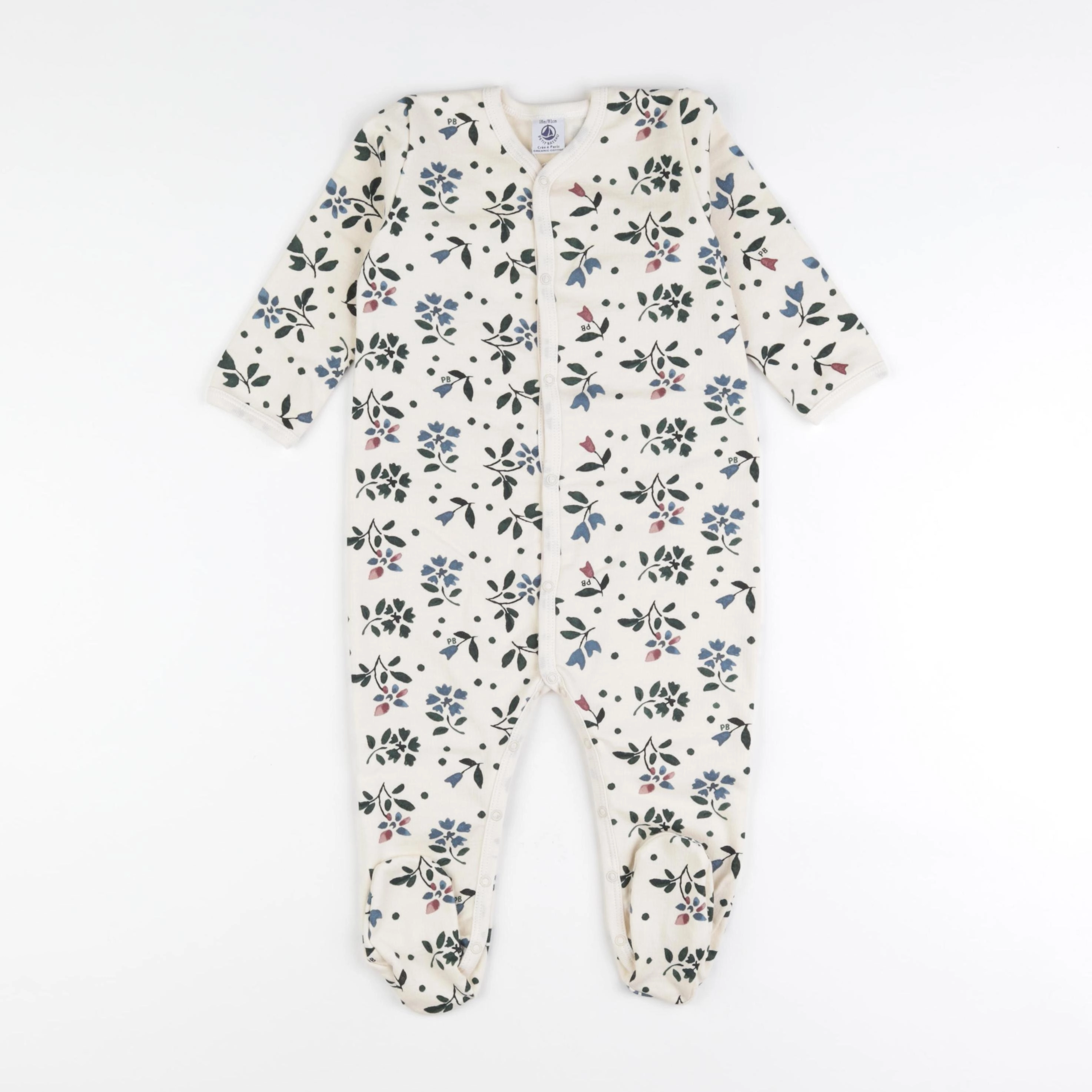 Petit Bateau - pyjama coton multicolore - 18 mois