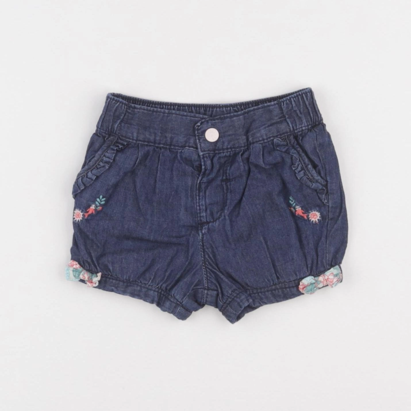 Sergent Major - short bleu - 3 mois