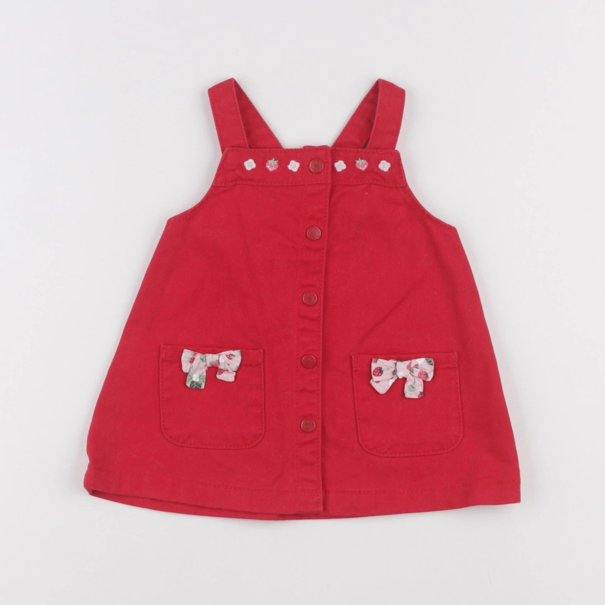 Sergent Major - robe rouge - 6 mois