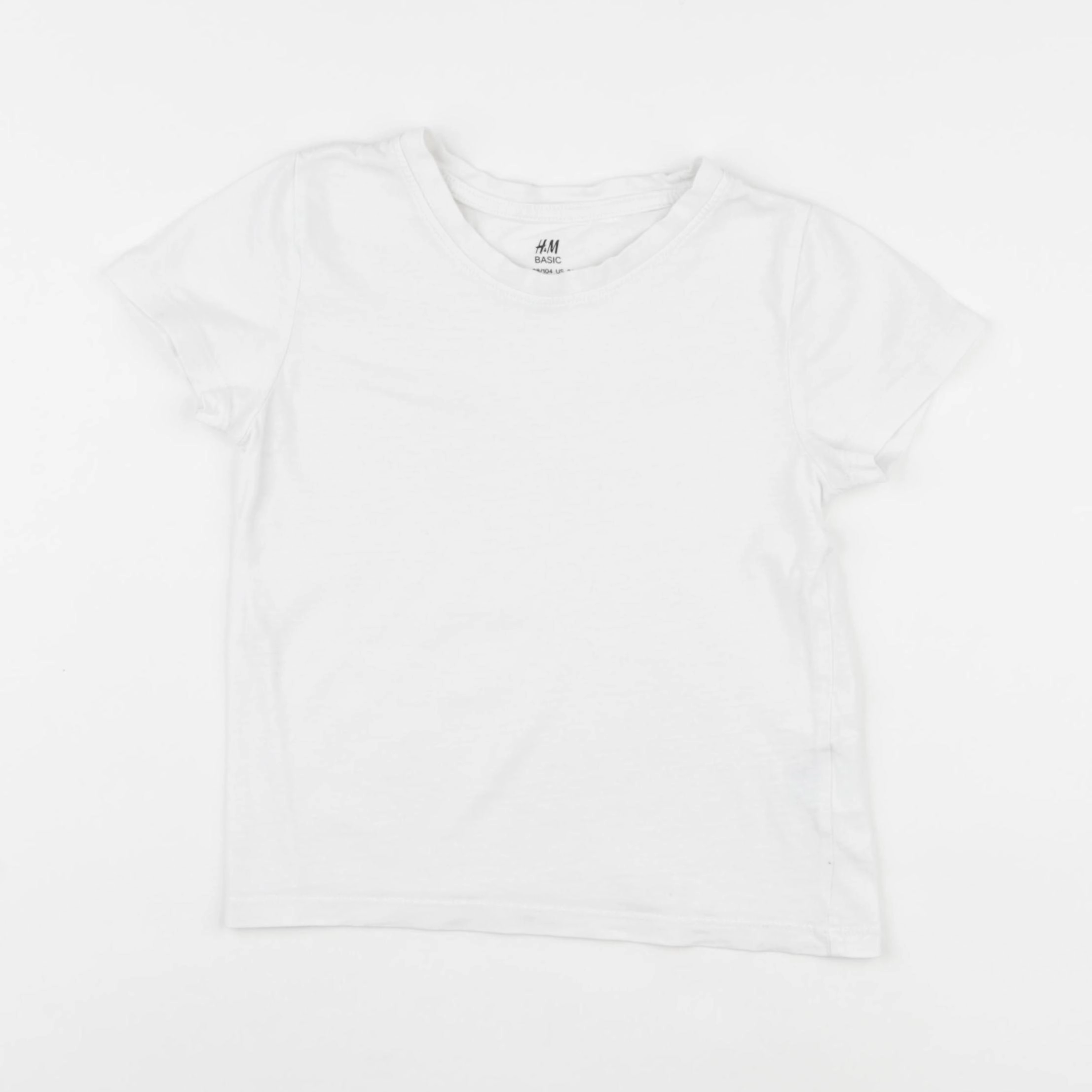 H&M - tee-shirt blanc - 3/4 ans