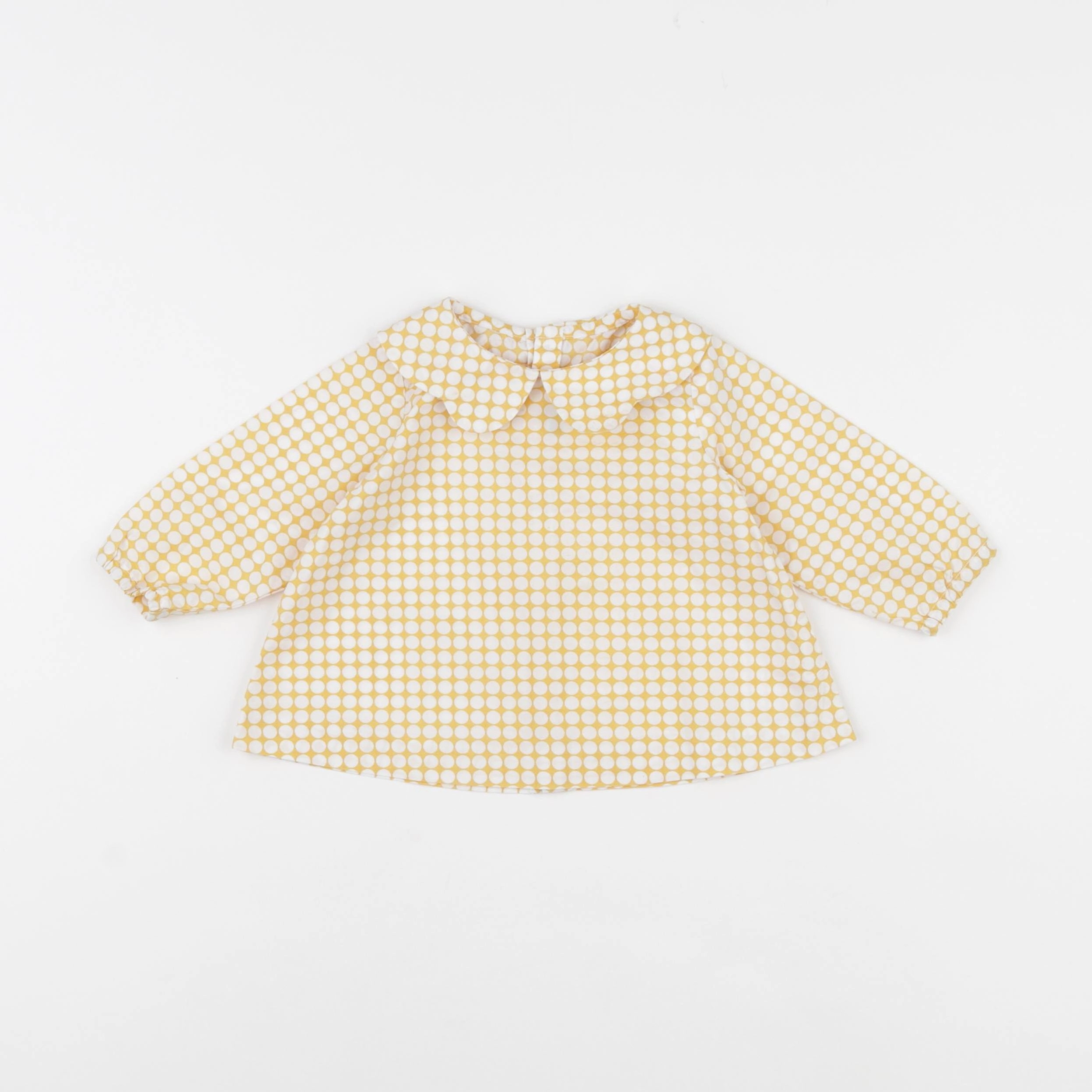 Jacadi - blouse jaune - 6 mois