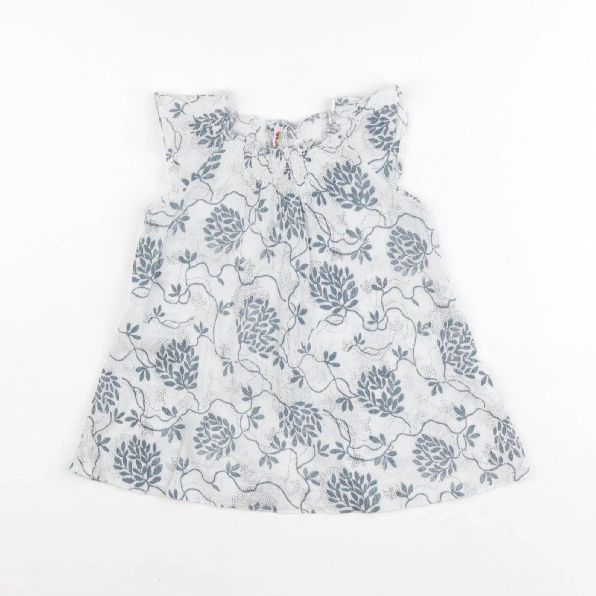 Bonpoint - robe bleu - 12 mois