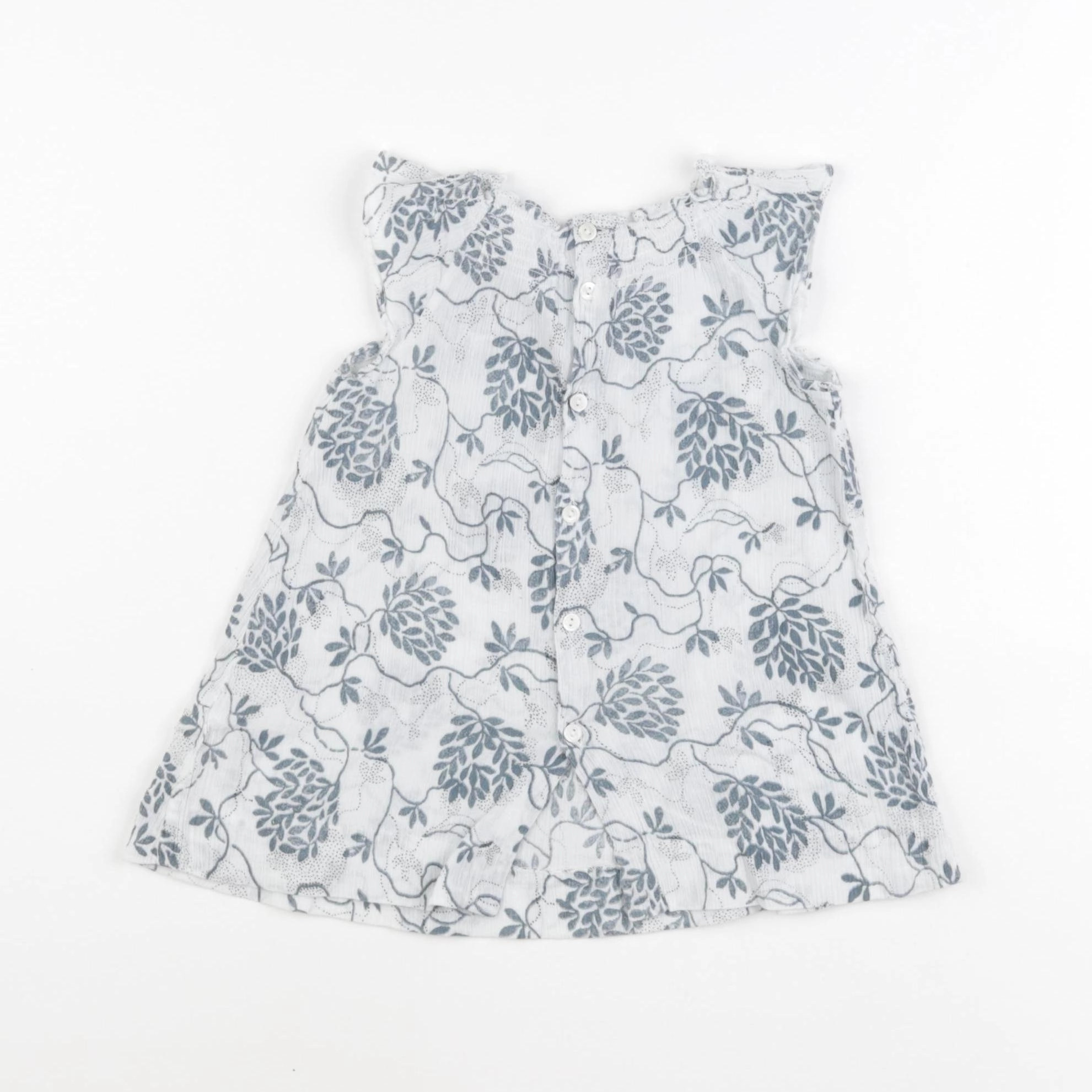 Bonpoint - robe bleu - 12 mois