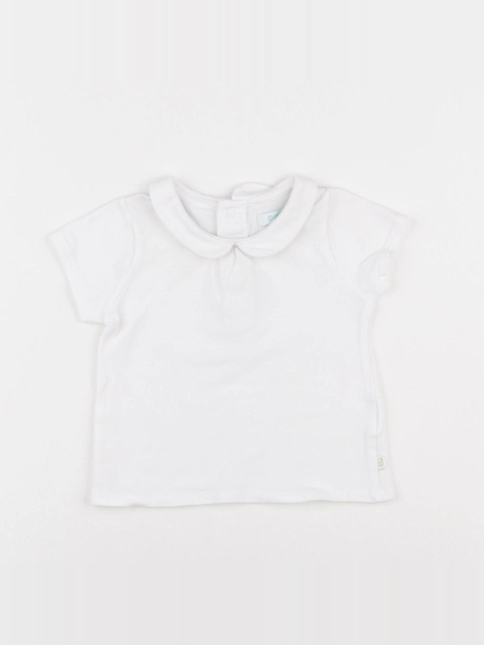 Obaïbi - tee-shirt blanc - 6 mois