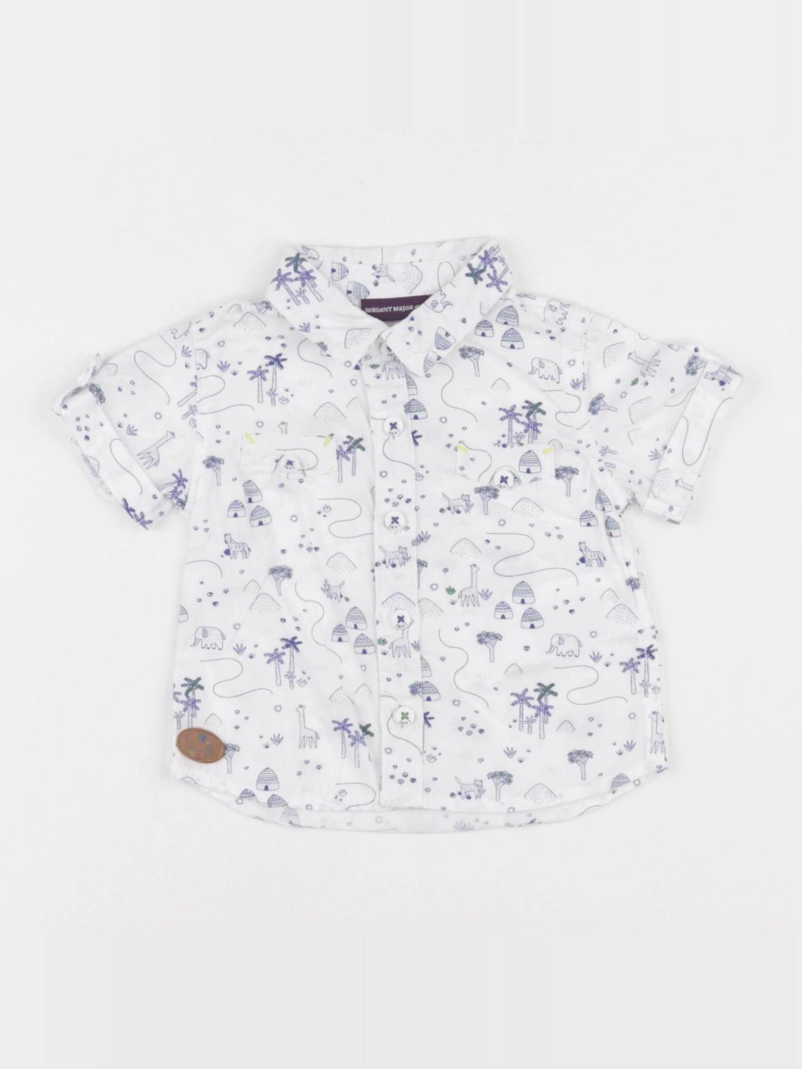 Sergent Major - chemise multicolore - 3 mois