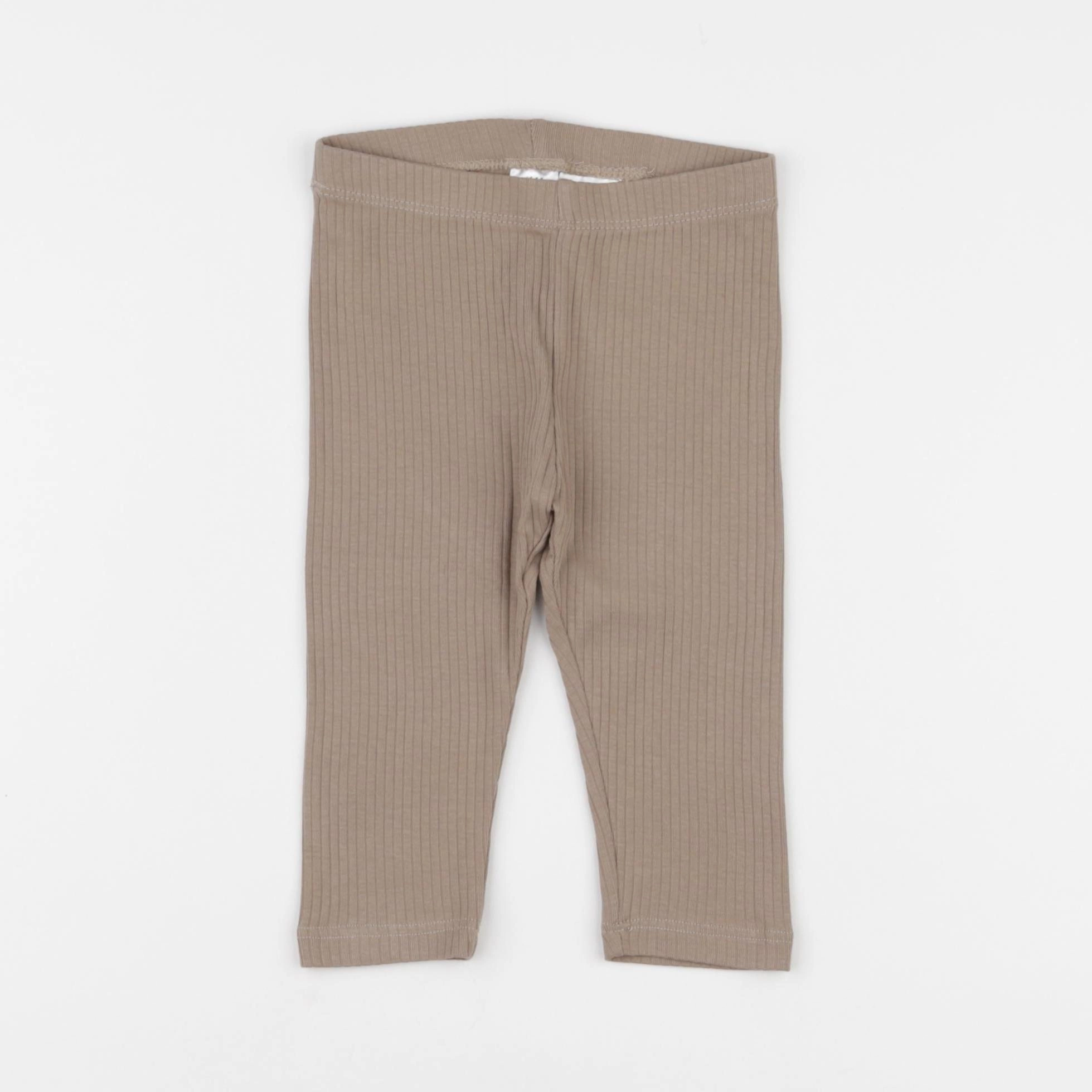 H&M - legging marron - 6/9 mois