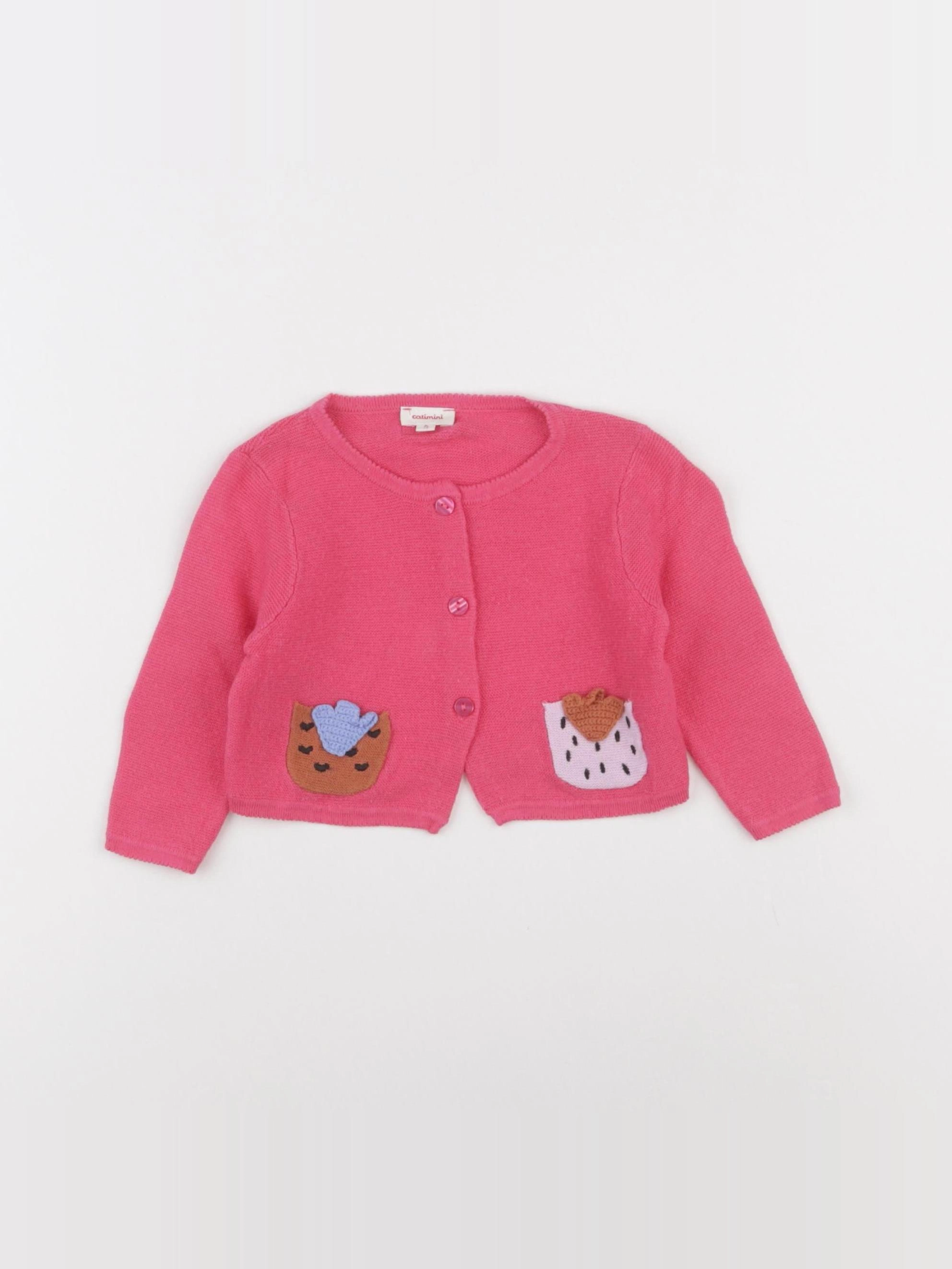 Catimini - gilet rose - 6 mois