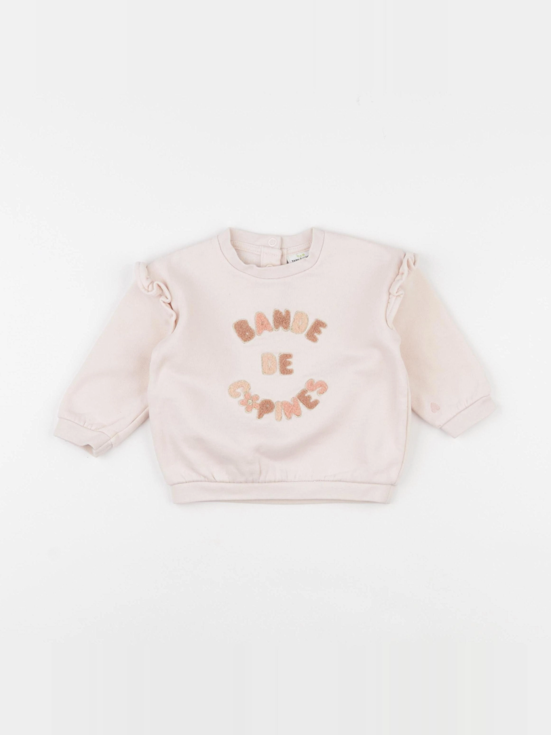 Tape à l'oeil - sweat rose - 6 mois