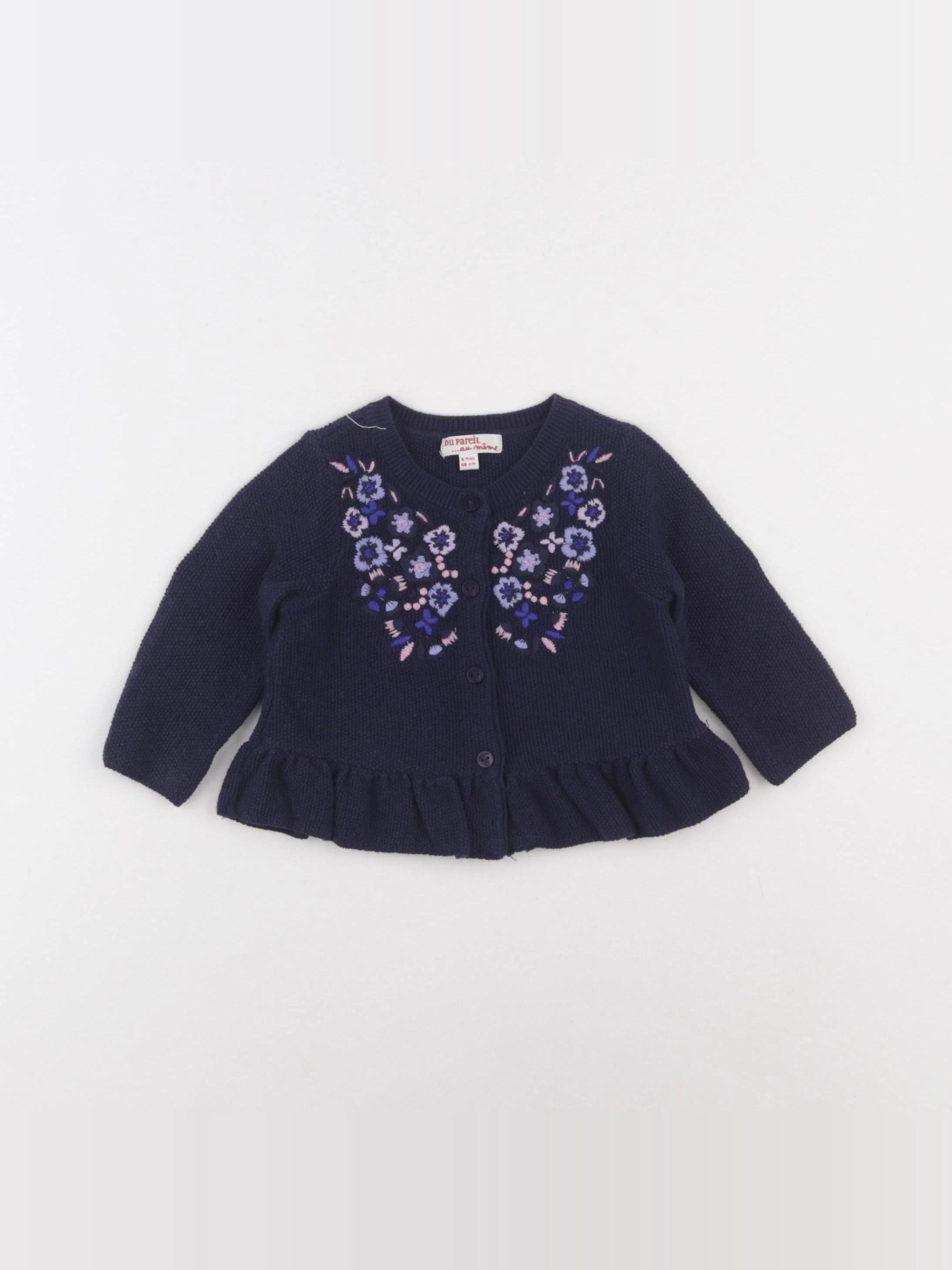 DPAM - gilet bleu - 6 mois