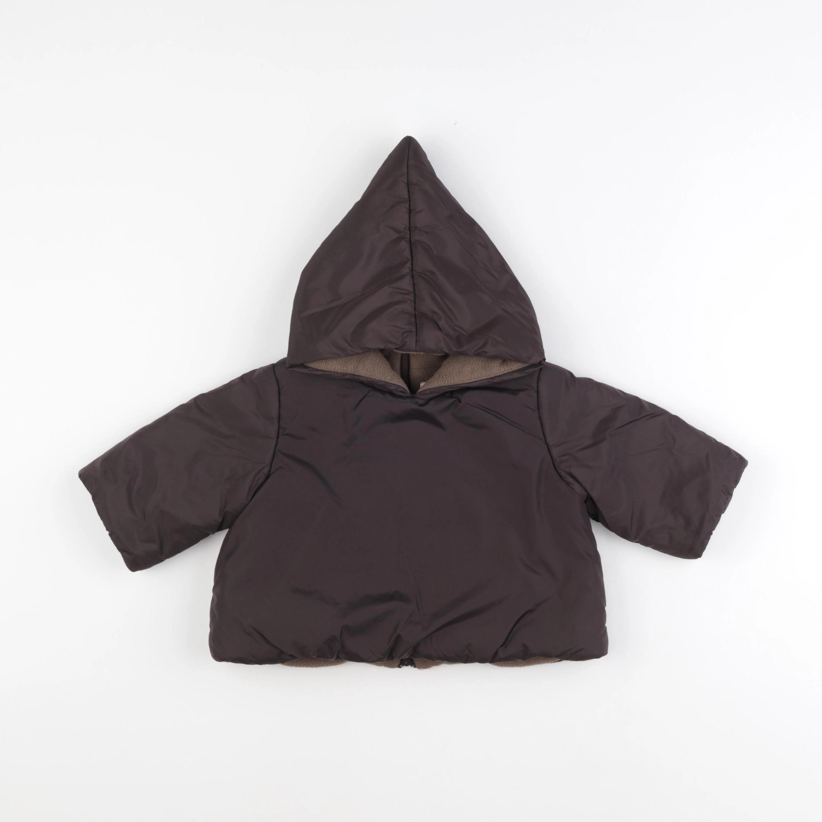 Bonpoint - burnou marron - 6 mois