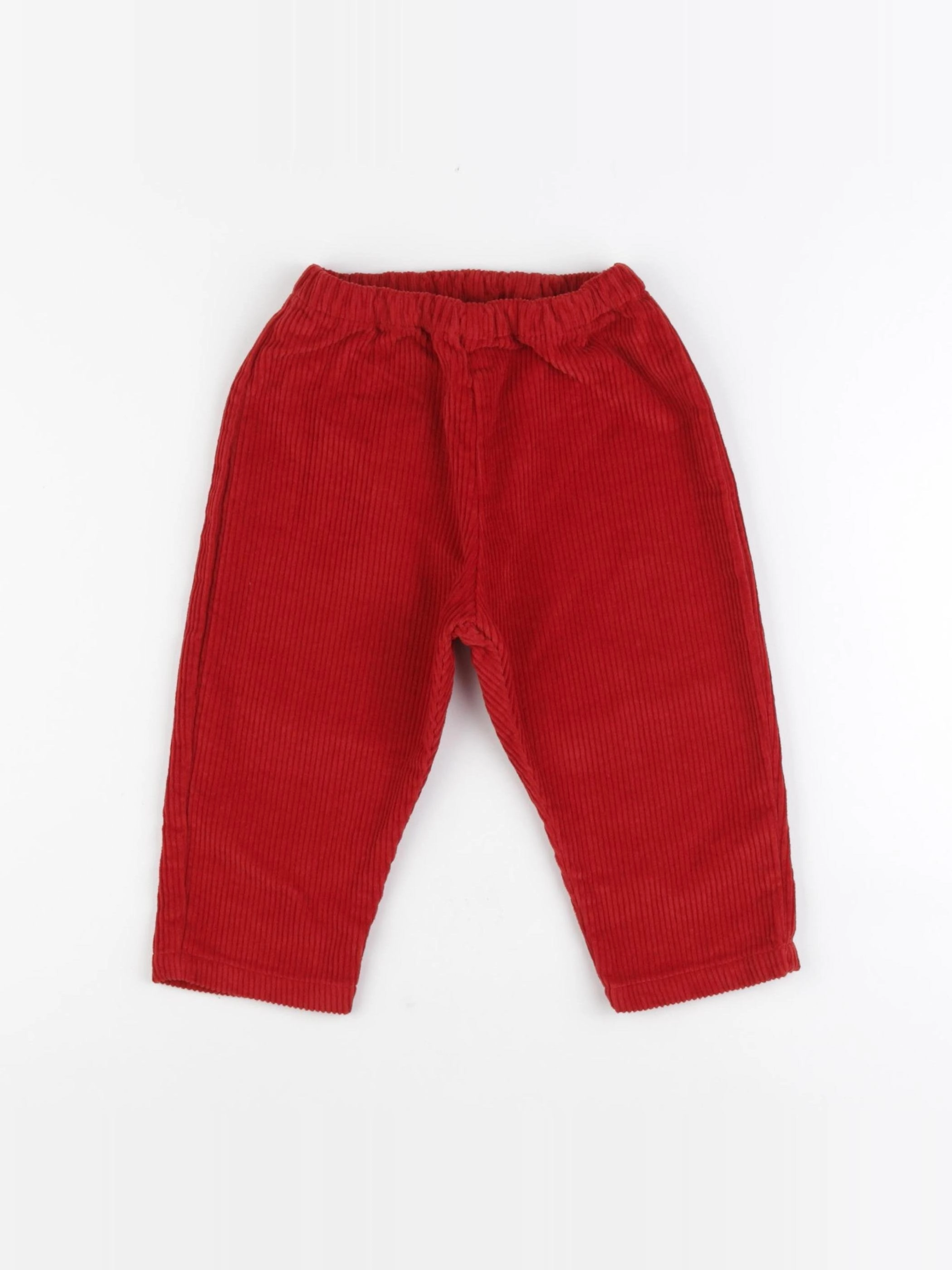 Petit Bateau - pantalon rouge - 6 mois