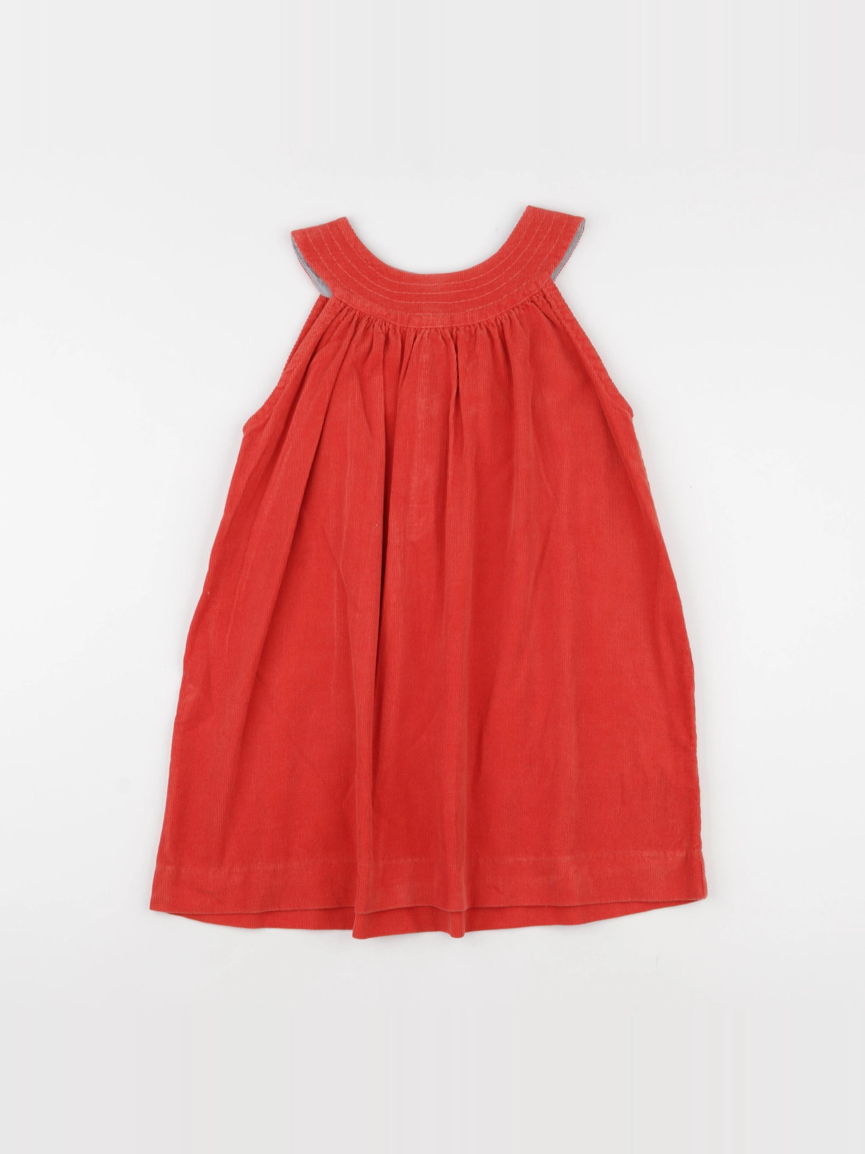 Acanthe - robe orange - 8 ans