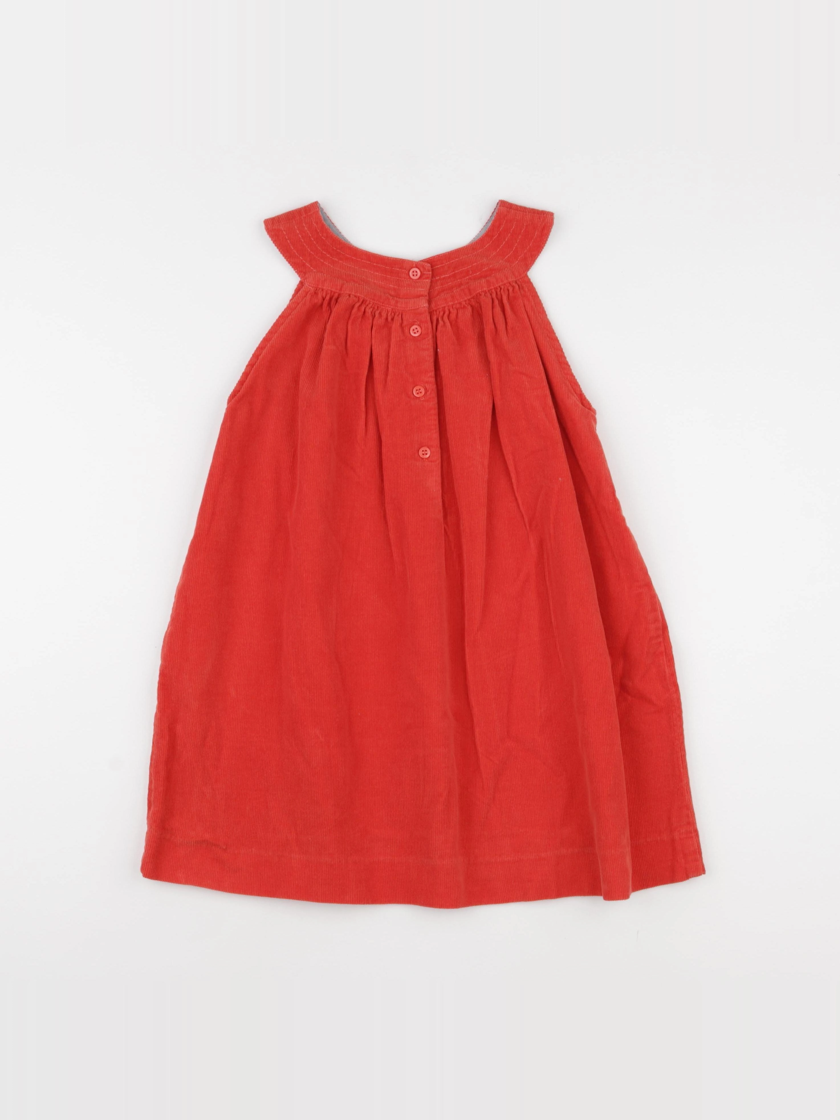 Acanthe - robe orange - 8 ans