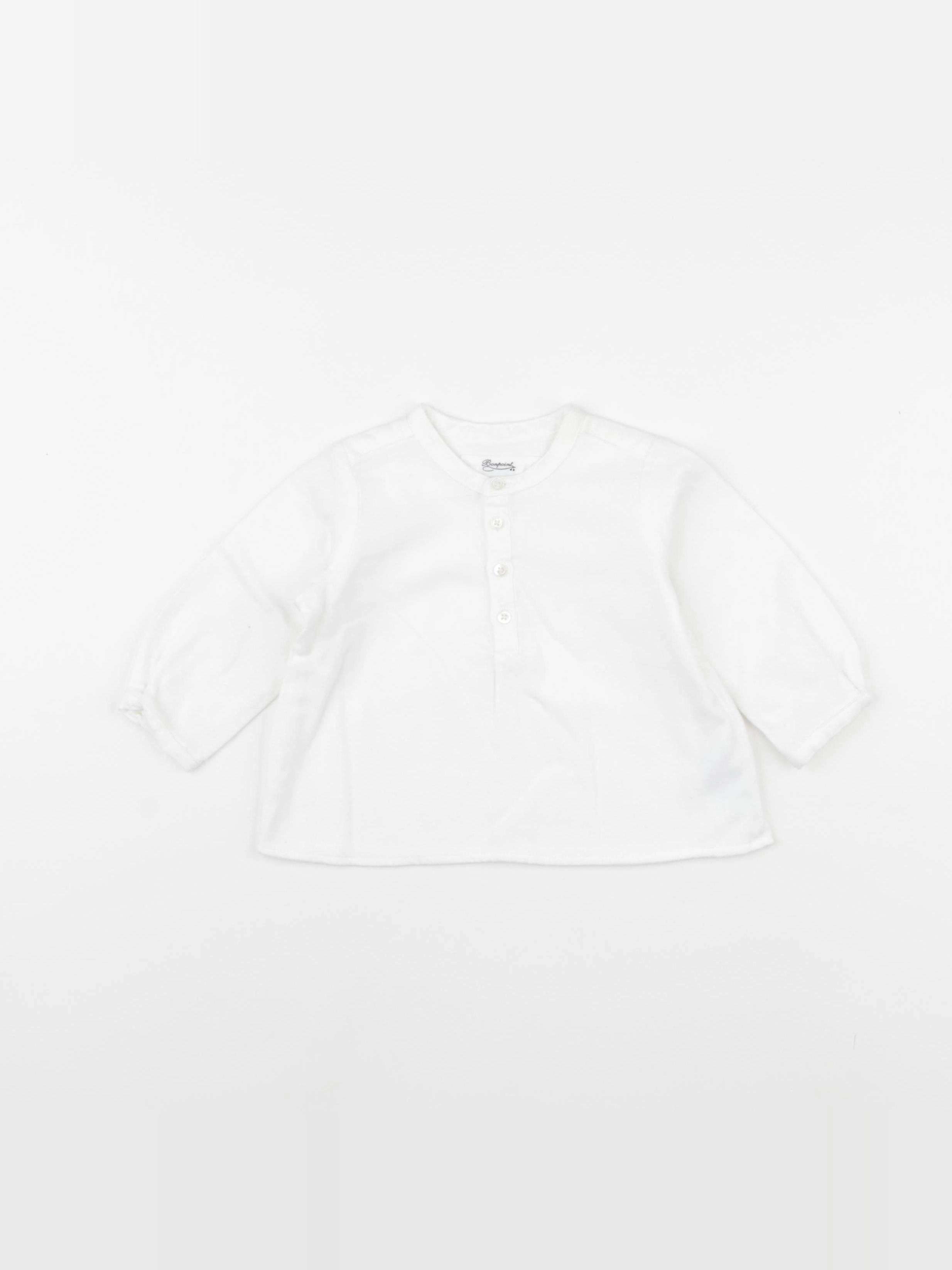 Bonpoint - chemise blanc - 6 mois