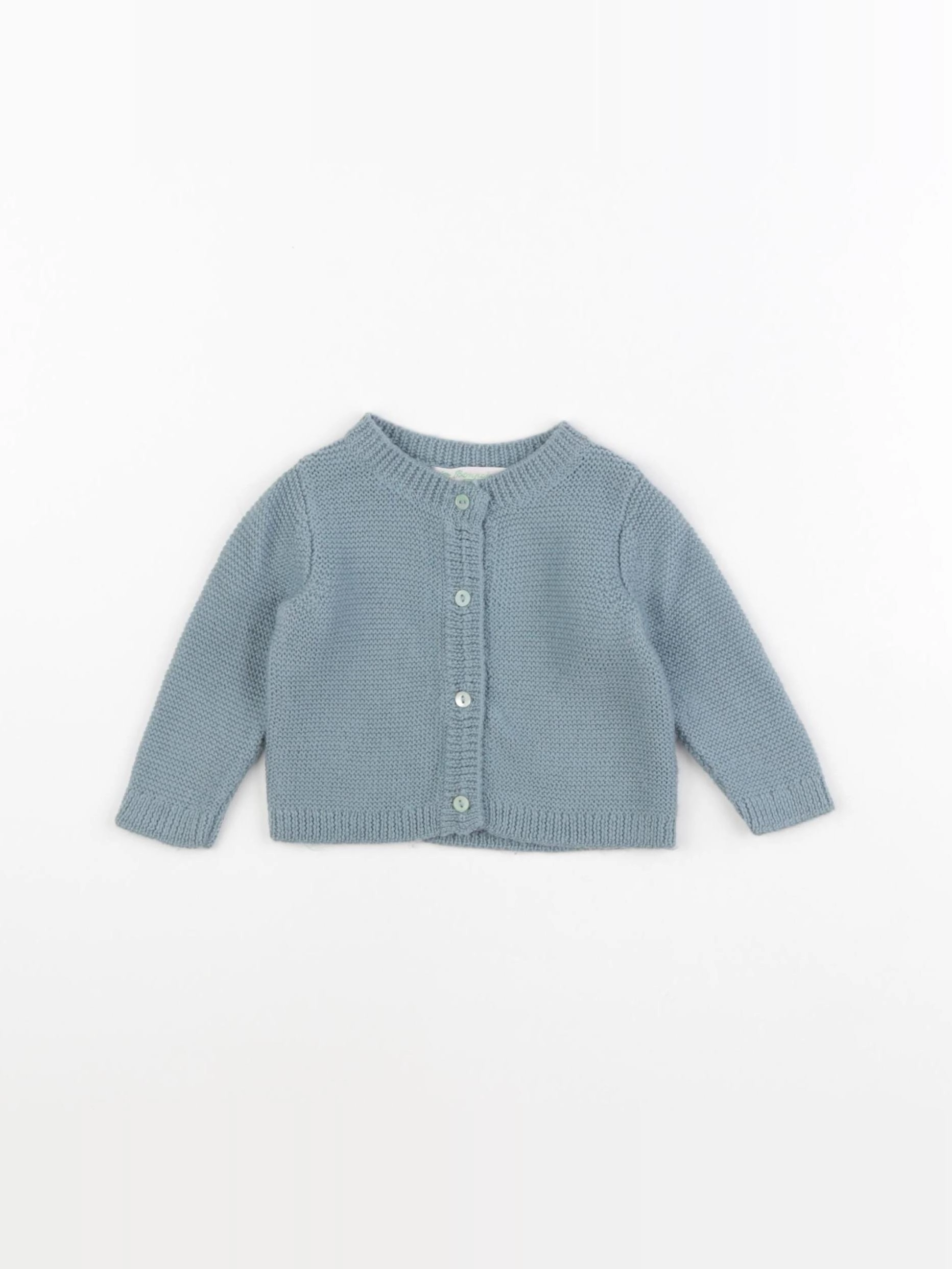 Bonpoint - gilet bleu - 3 mois