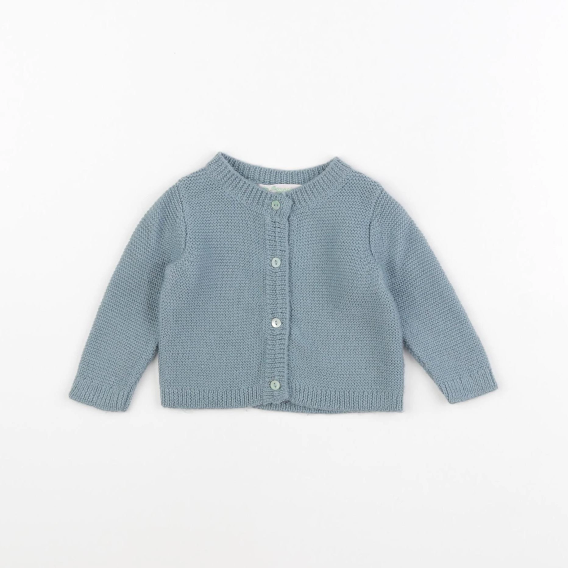 Bonpoint - gilet bleu - 3 mois
