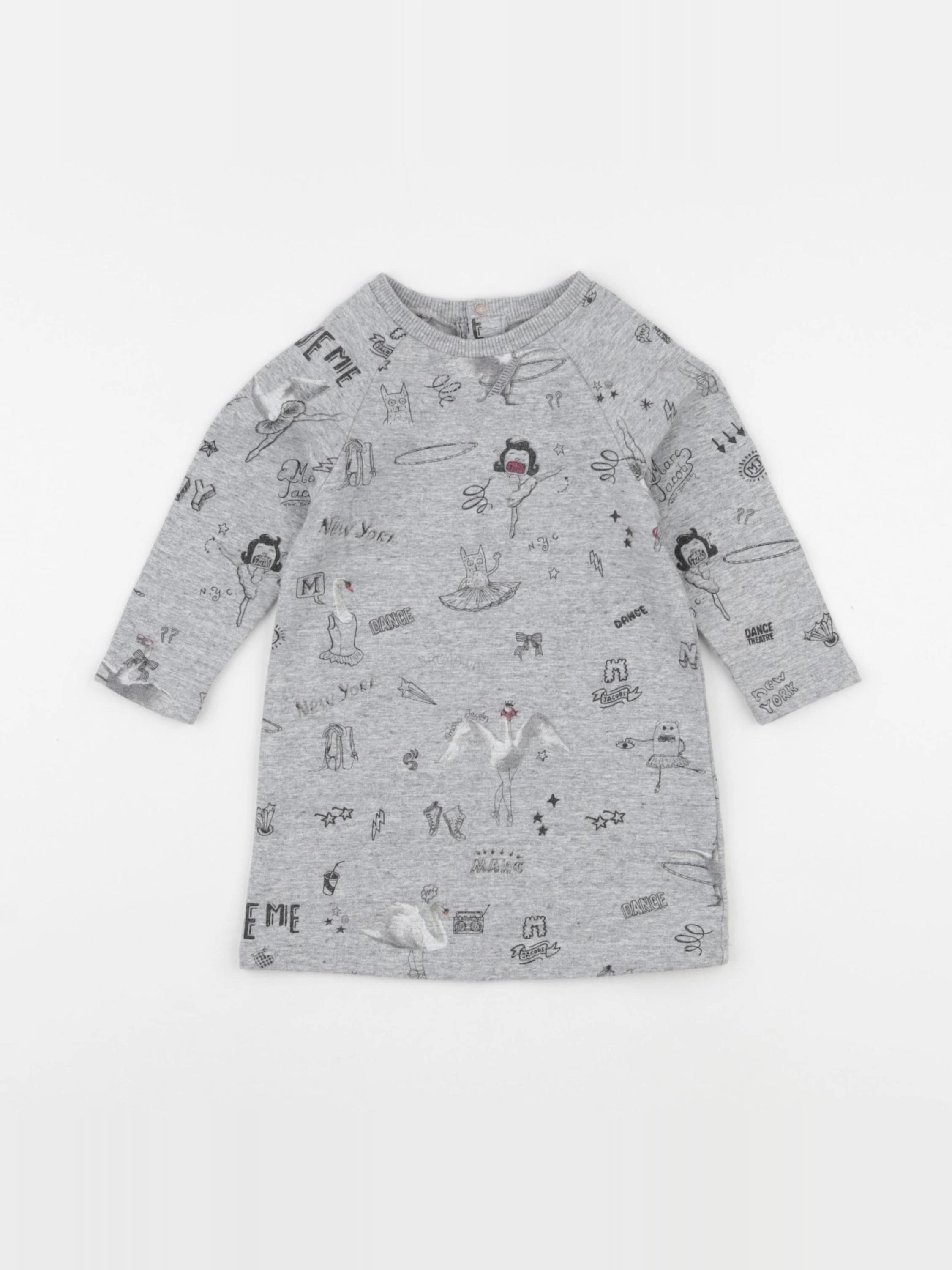 Little marc jacobs - robe gris - 12 mois