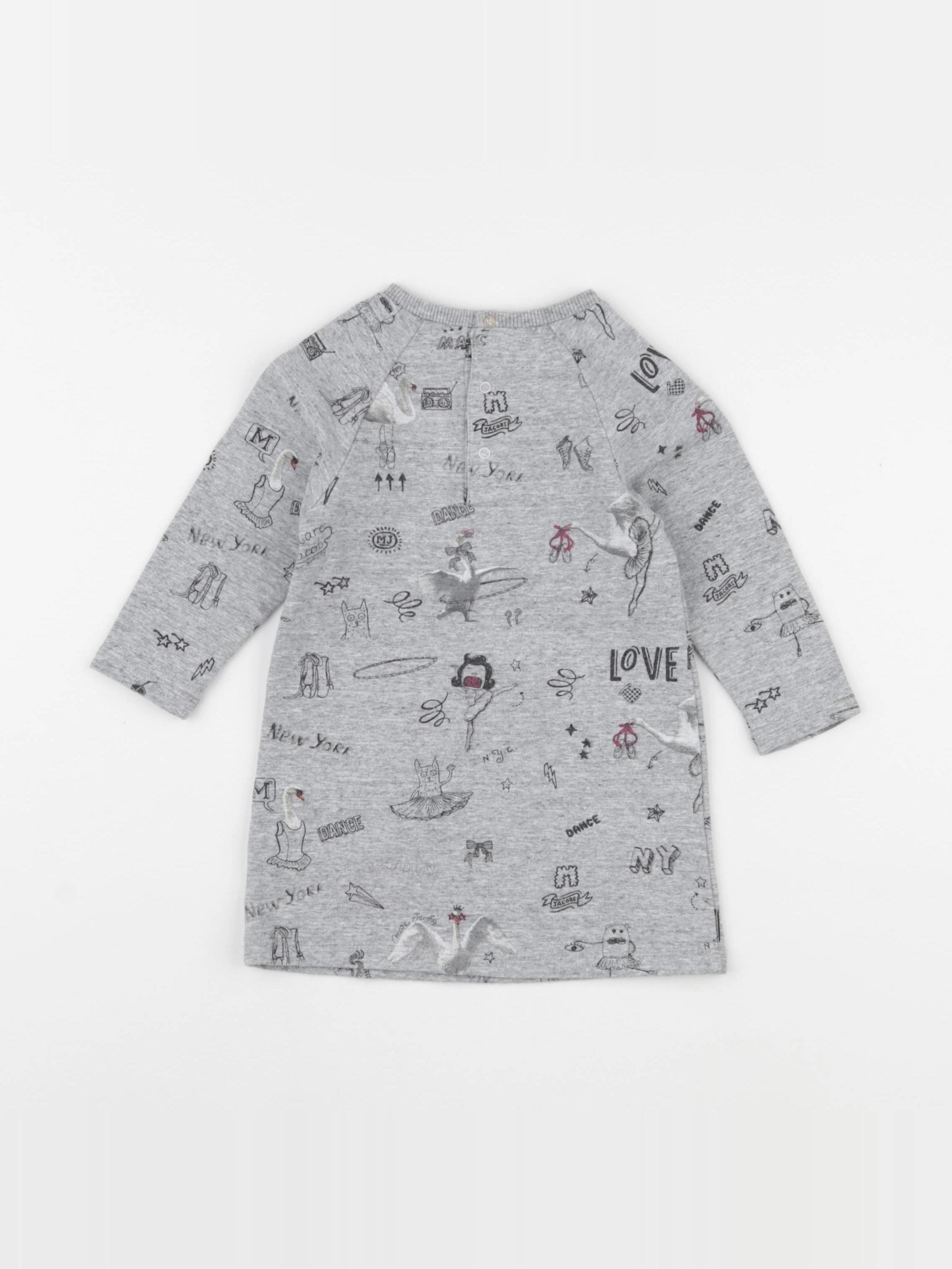 Little marc jacobs - robe gris - 12 mois