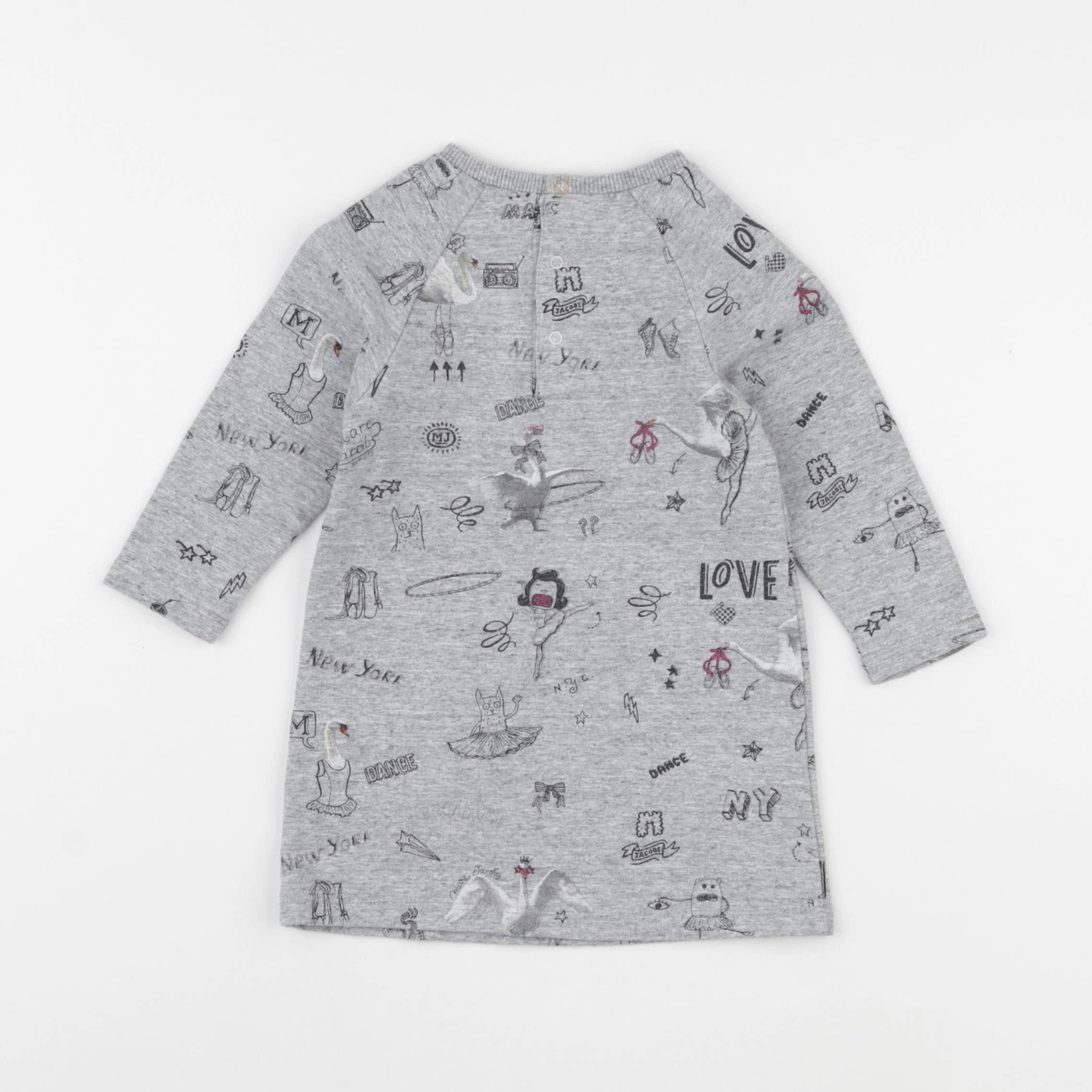 Little marc jacobs - robe gris - 12 mois