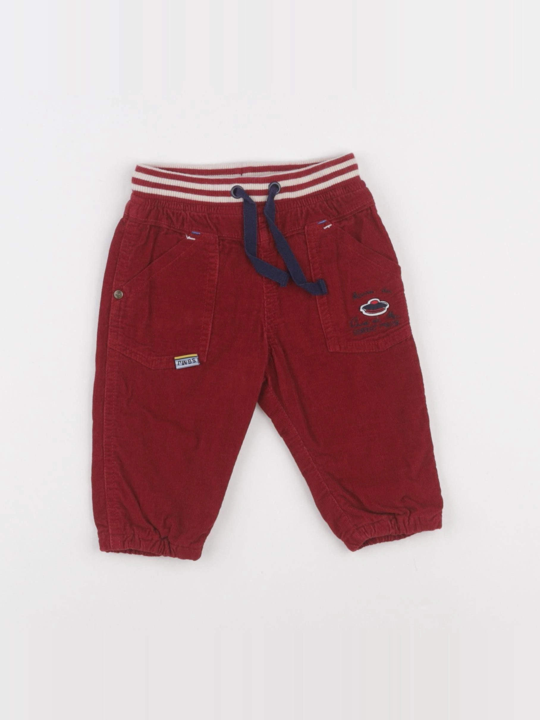Sergent Major - pantalon rouge - 6 mois