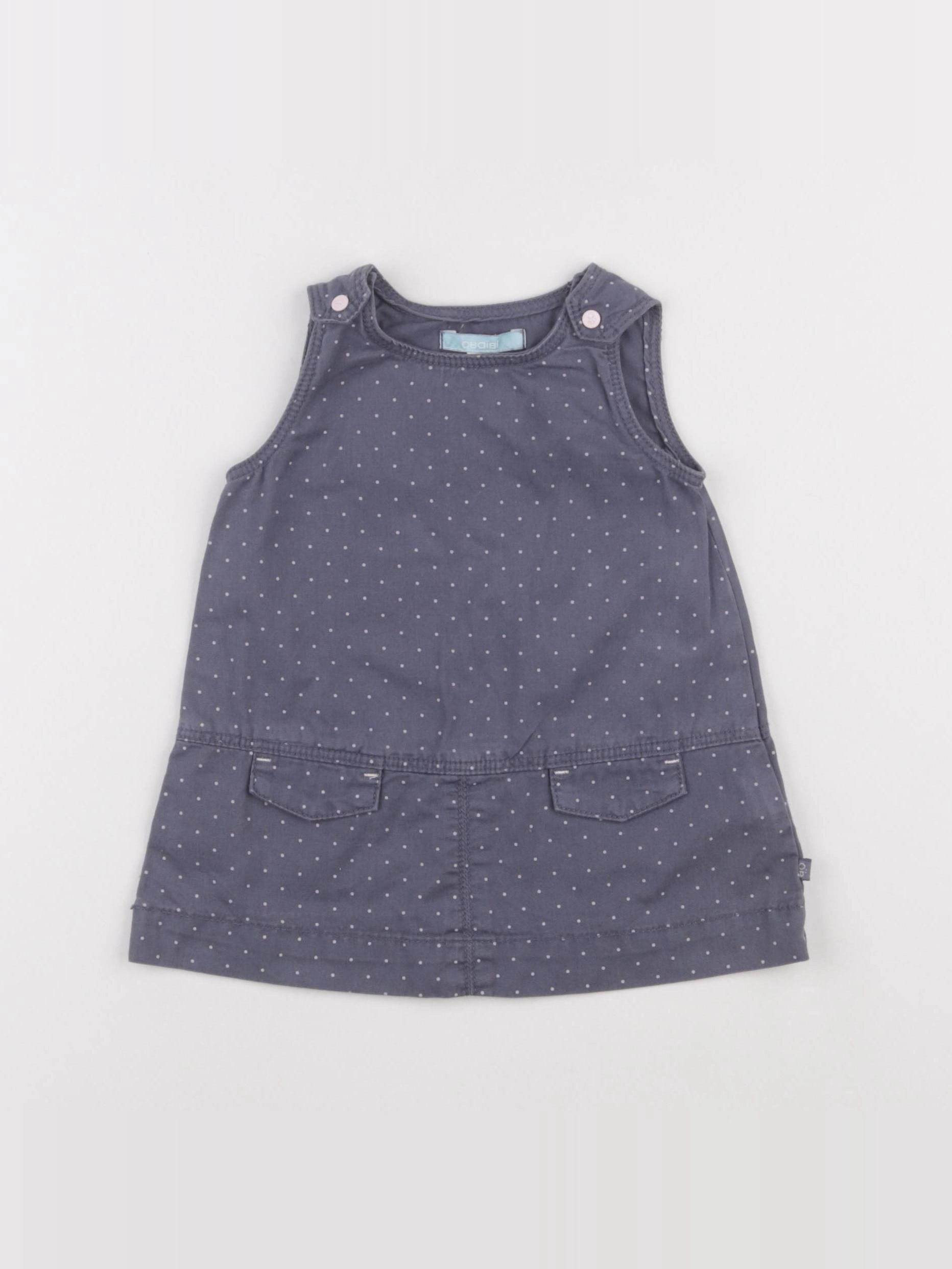 Obaïbi - robe gris - 6 mois