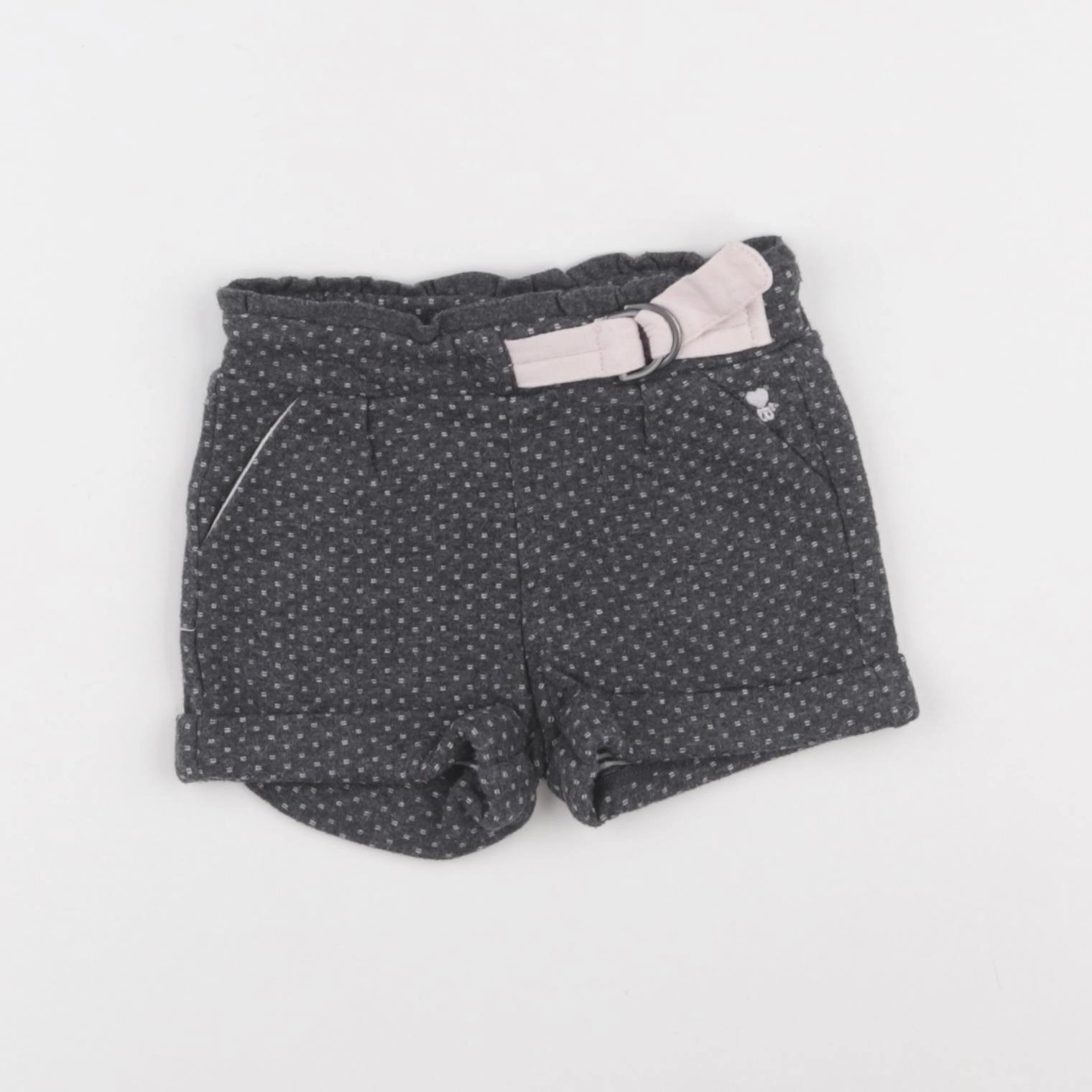 Obaïbi - short gris - 3 mois