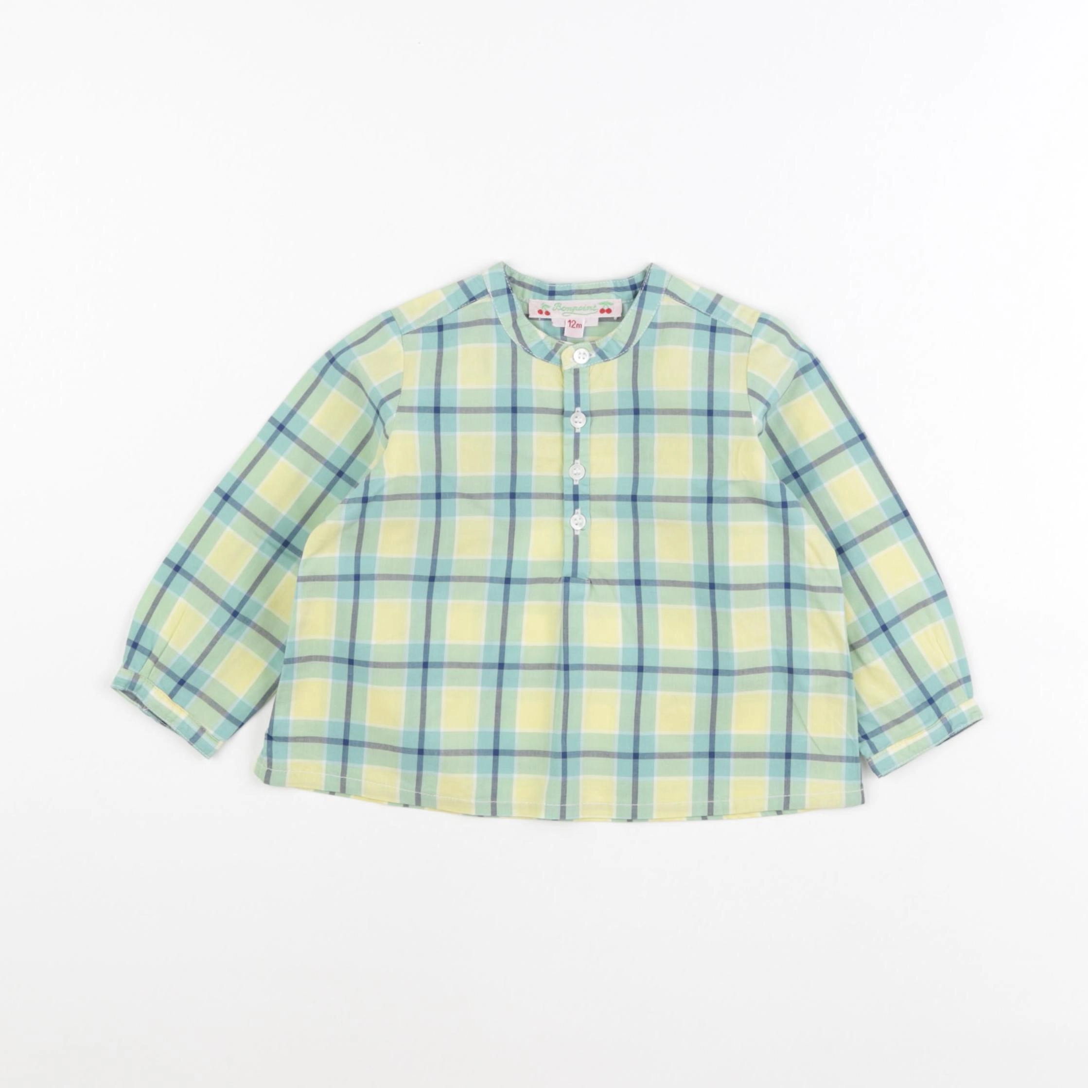 Bonpoint - blouse multicolore - 12 mois