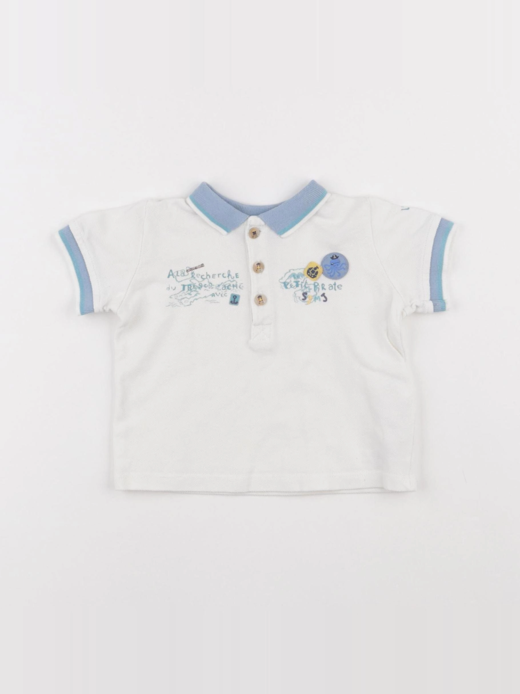 Sergent Major - polo multicolore - 6 mois