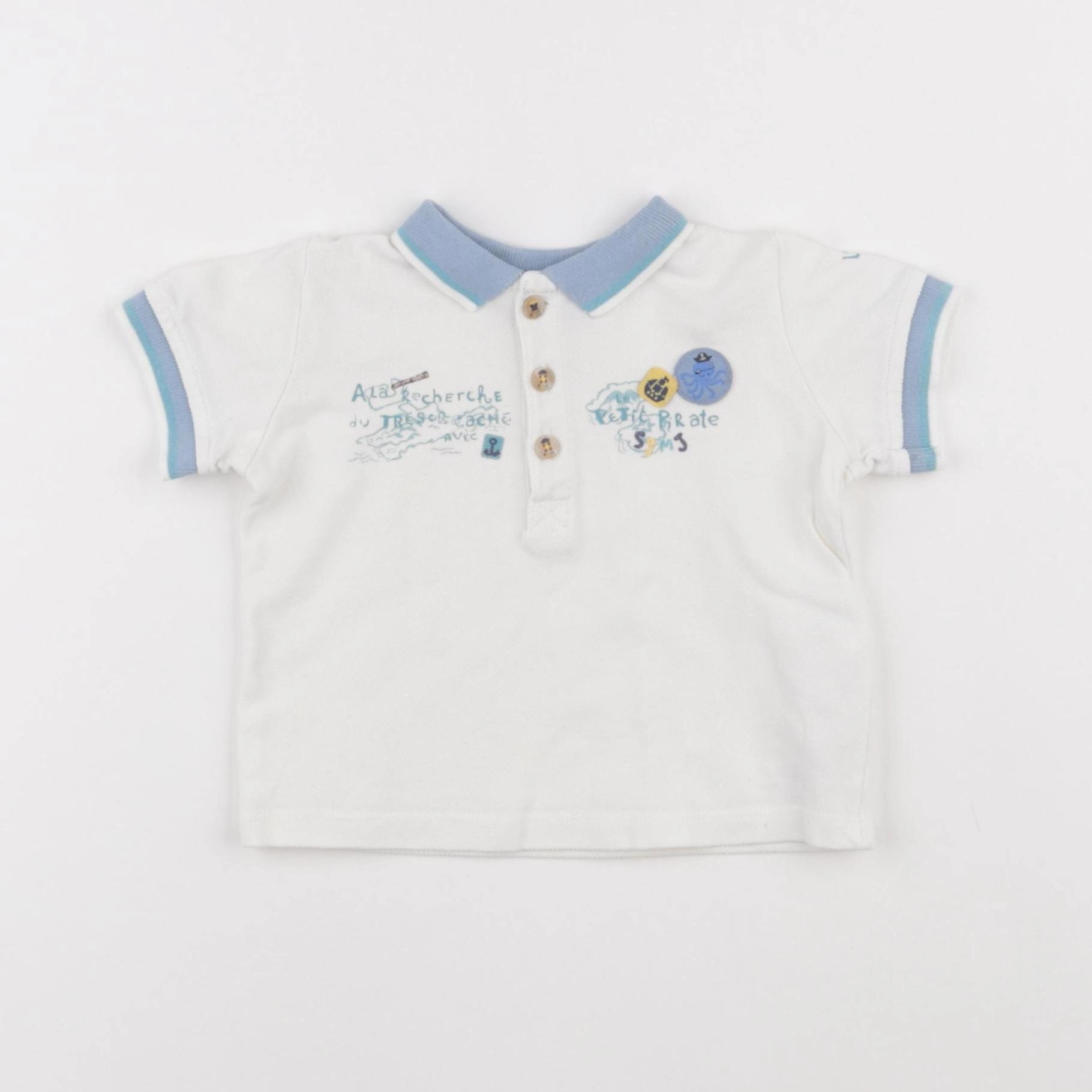 Sergent Major - polo multicolore - 6 mois