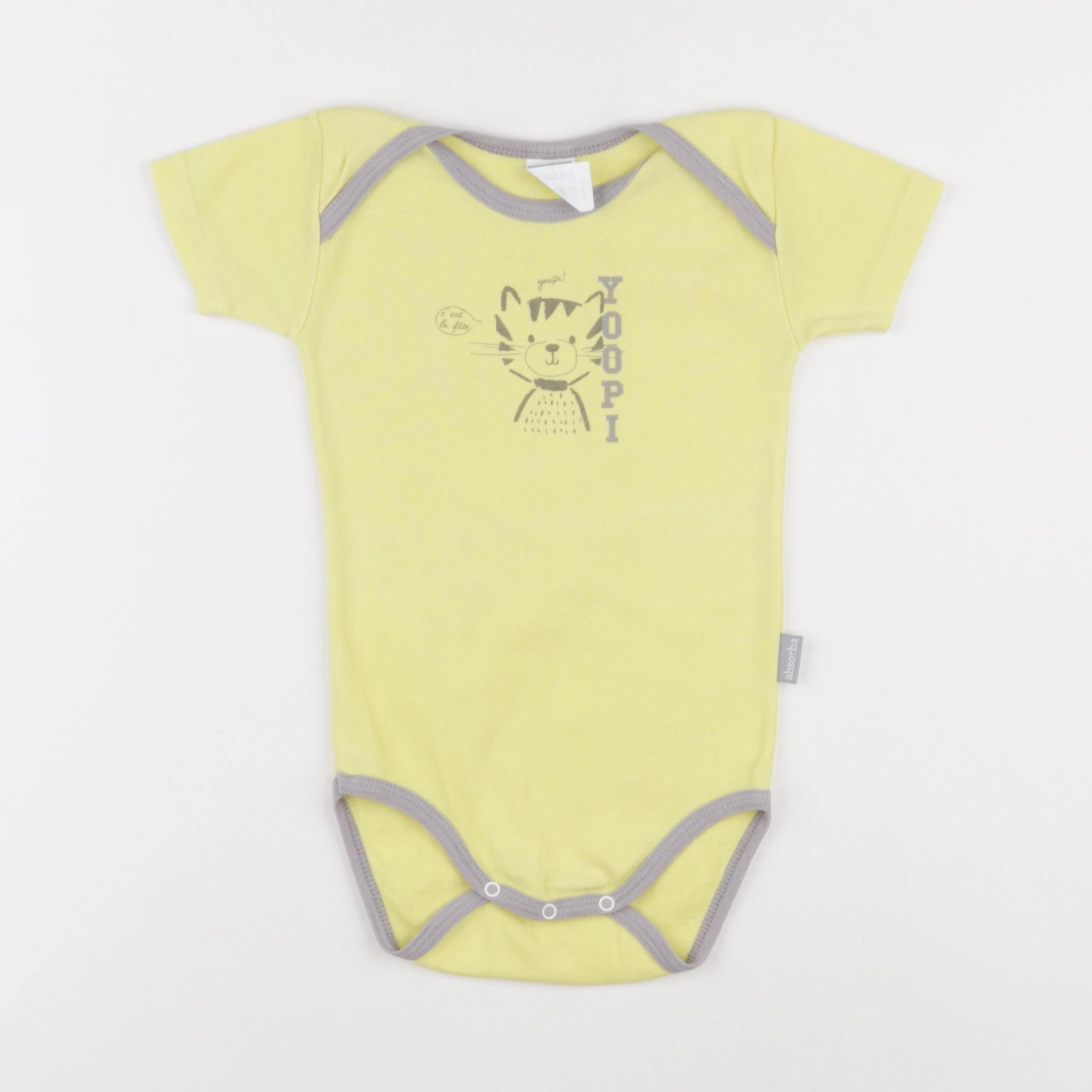 Absorba - body jaune - 2 ans