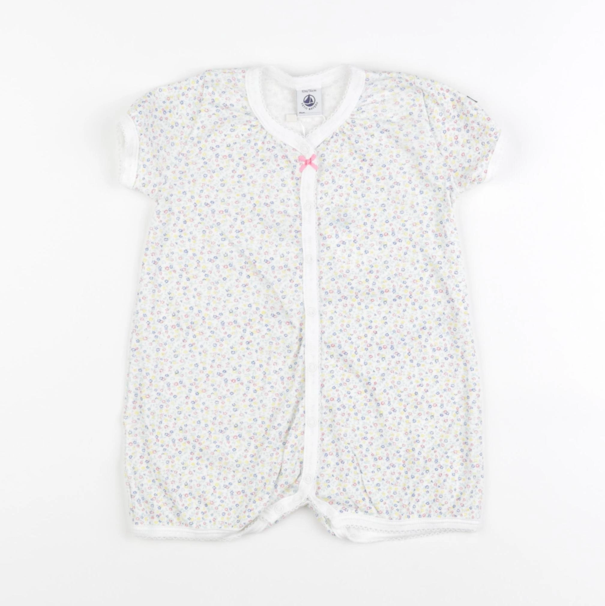 Petit Bateau - pyjama coton multicolore - 12 mois