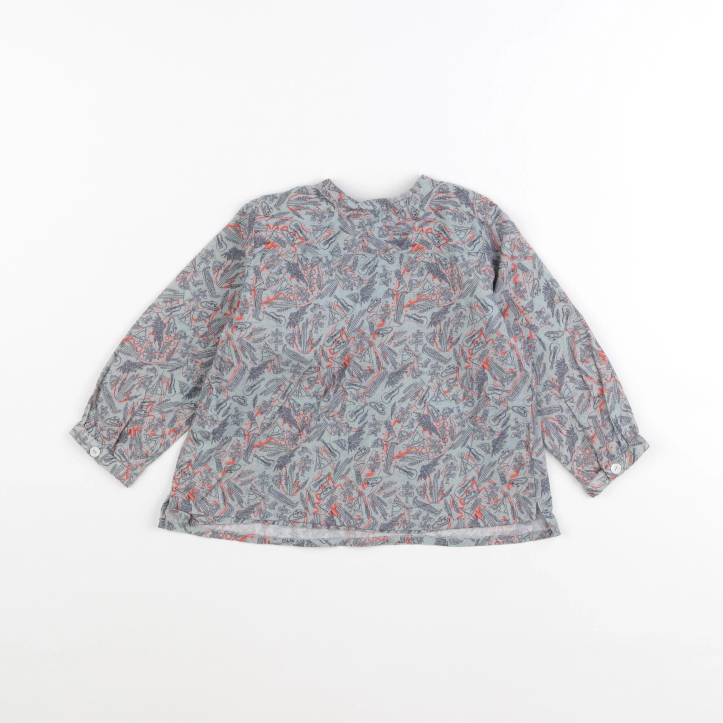 Bonpoint - chemise multicolore - 12 mois