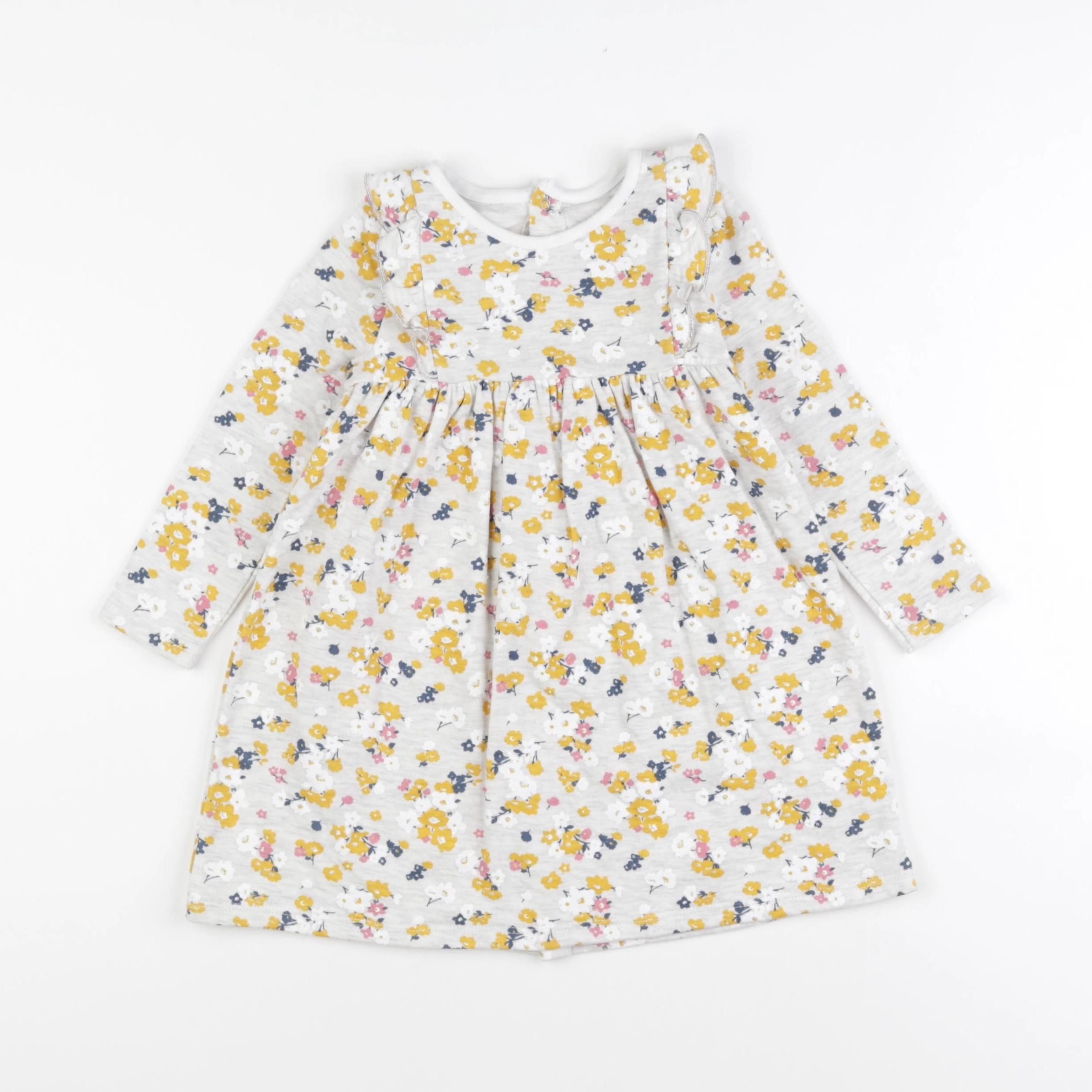 Petit Bateau - robe multicolore - 24 mois