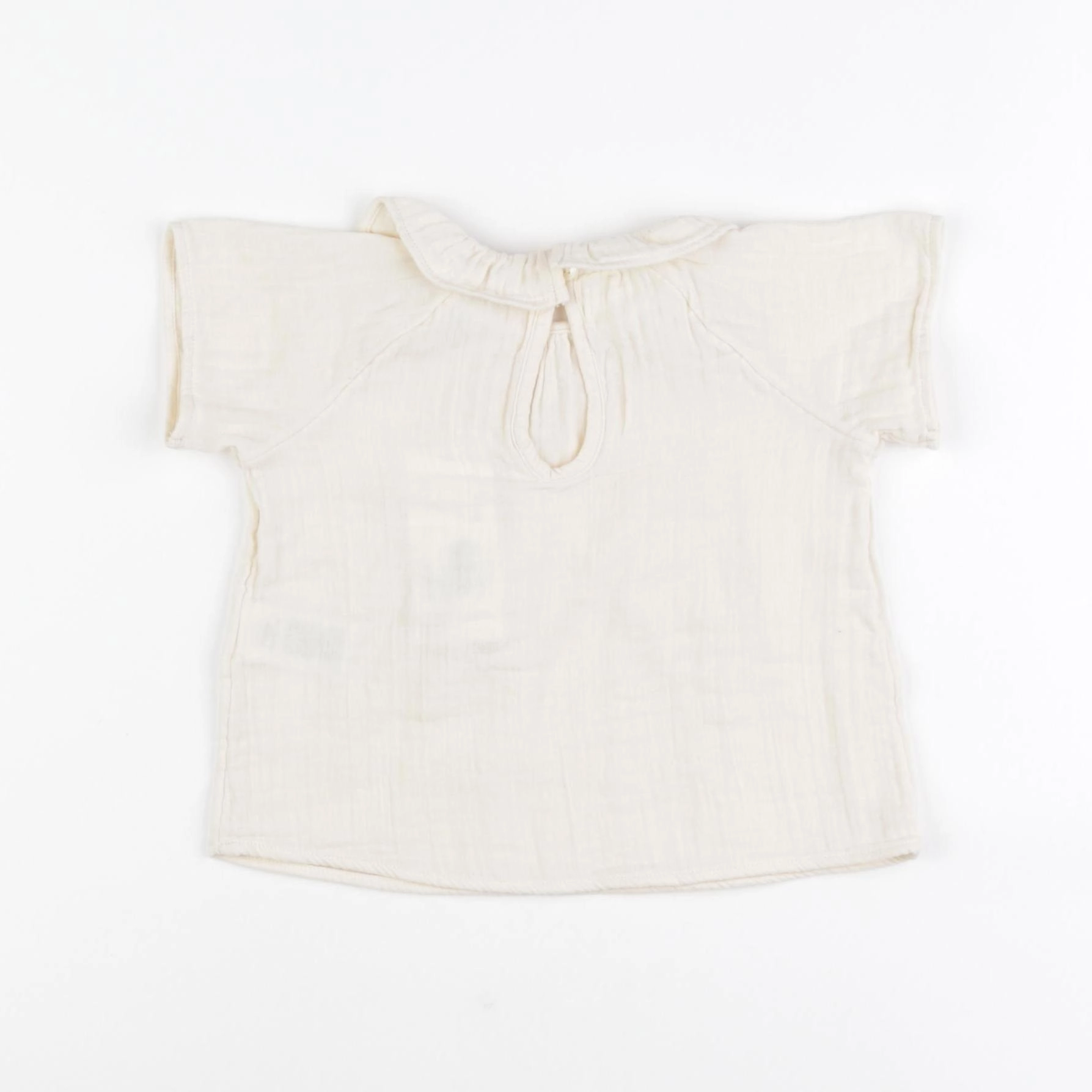 Petit Bateau - blouse beige - 6 mois