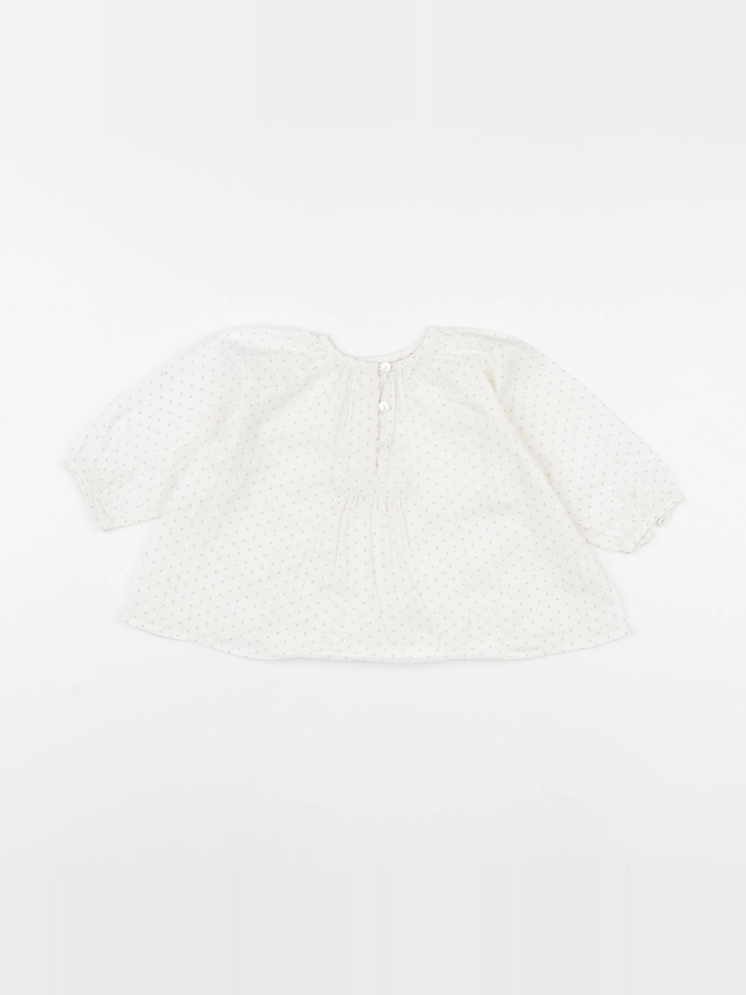Bonpoint - blouse blanc - 6 mois