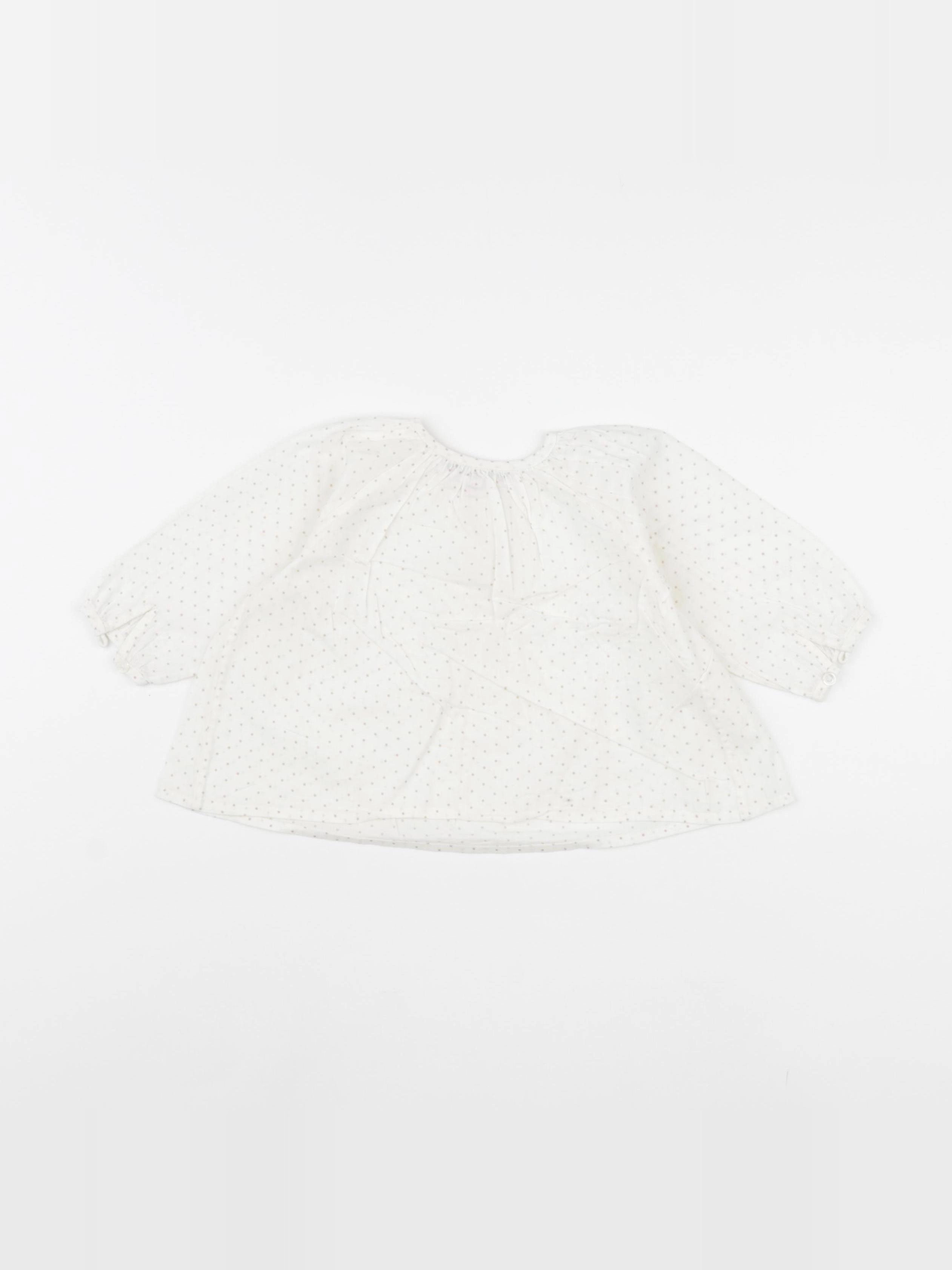Bonpoint - blouse blanc - 6 mois