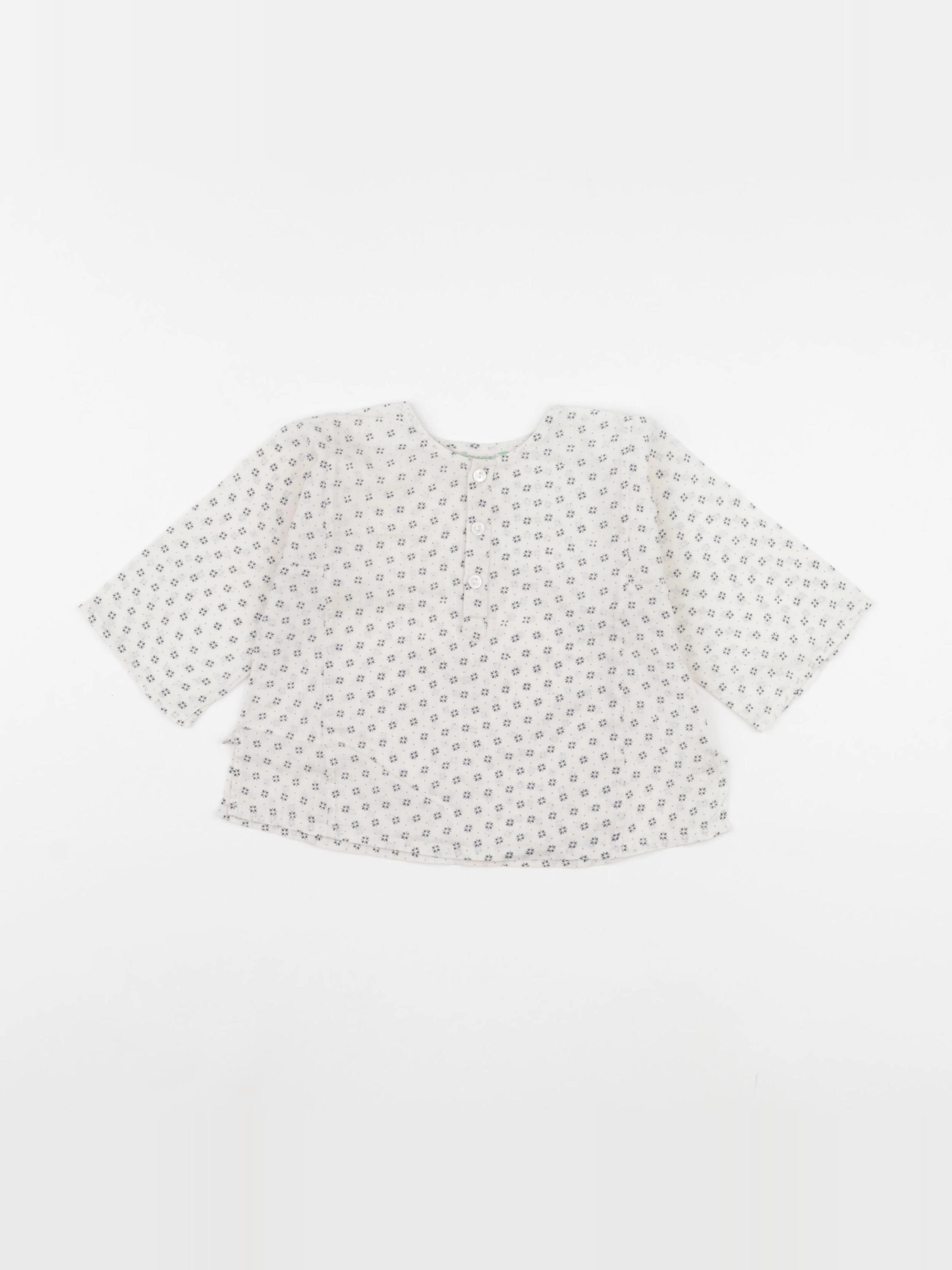 Bonpoint - blouse blanc - 6 mois