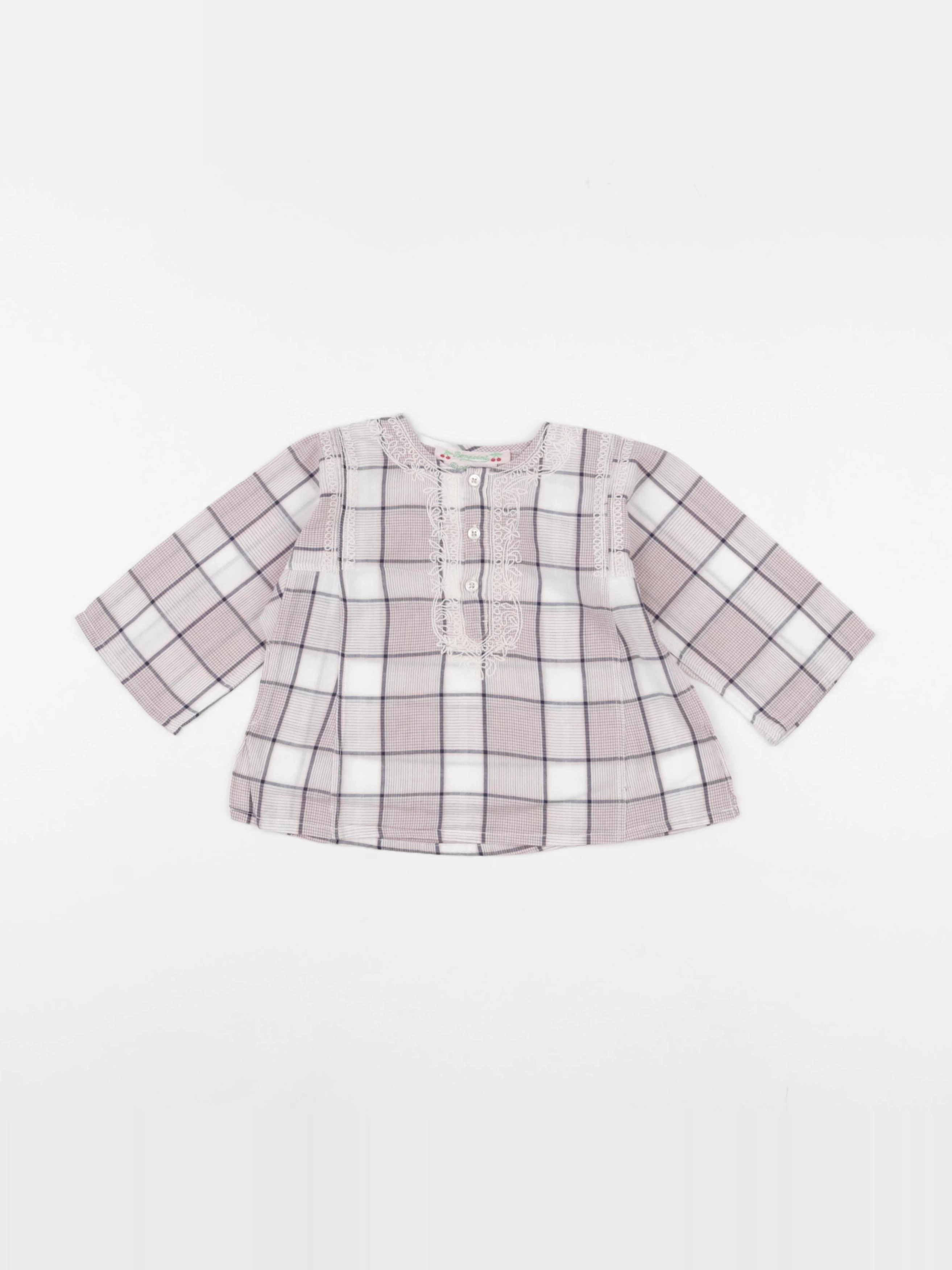 Bonpoint - blouse rose - 6 mois