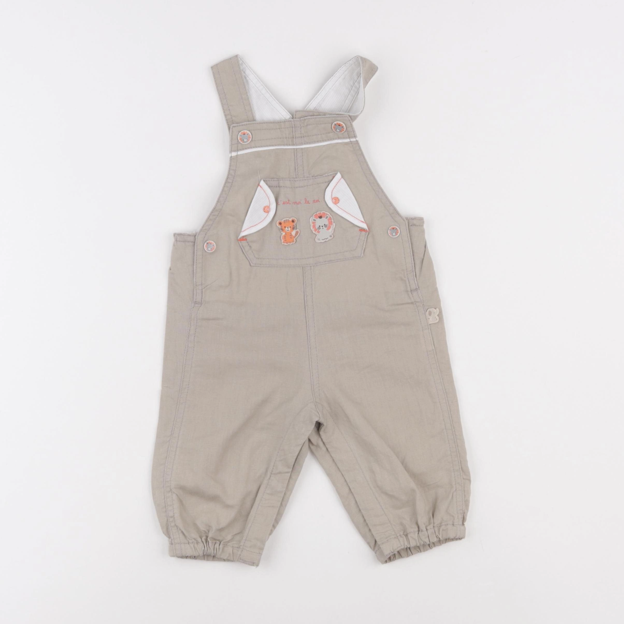 Sergent Major - salopette beige - 3 mois