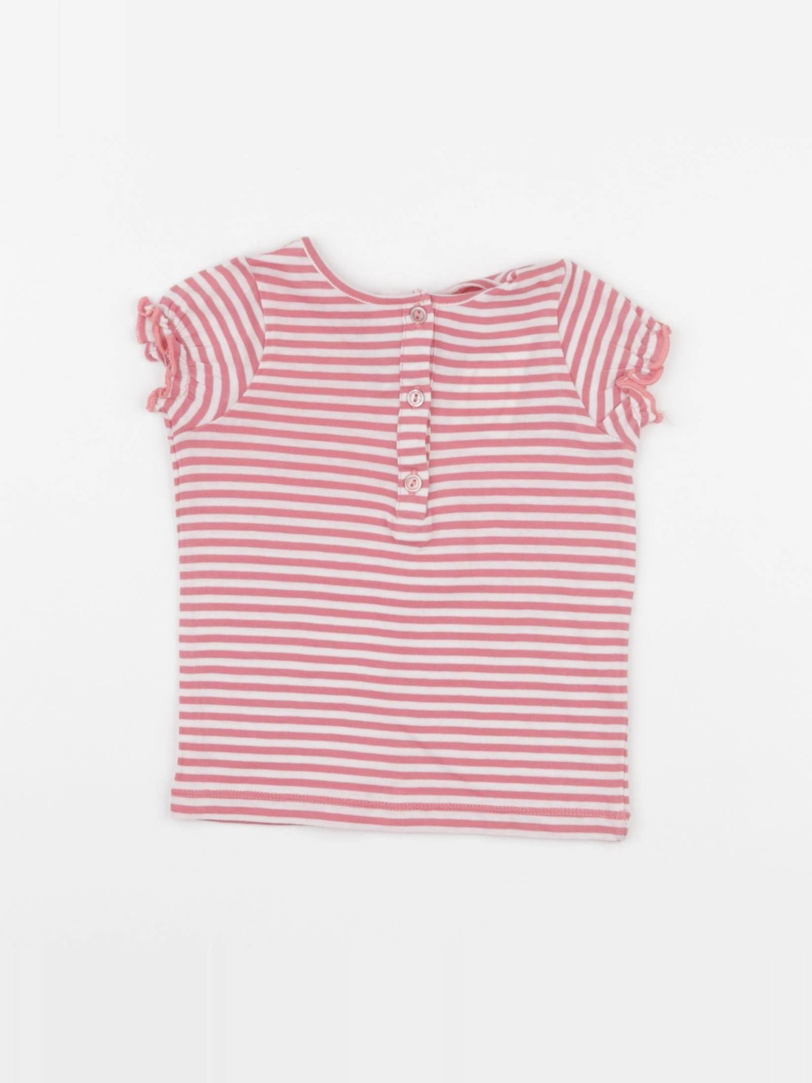 Bonpoint - tee-shirt rose - 6 mois