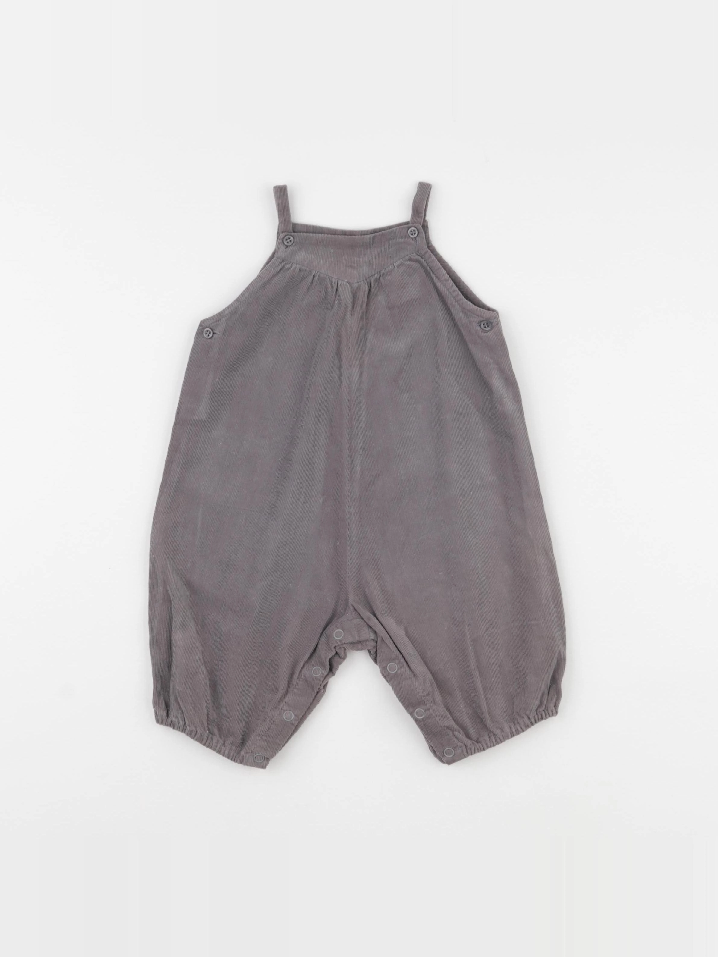 Bonpoint - salopette gris - 6 mois