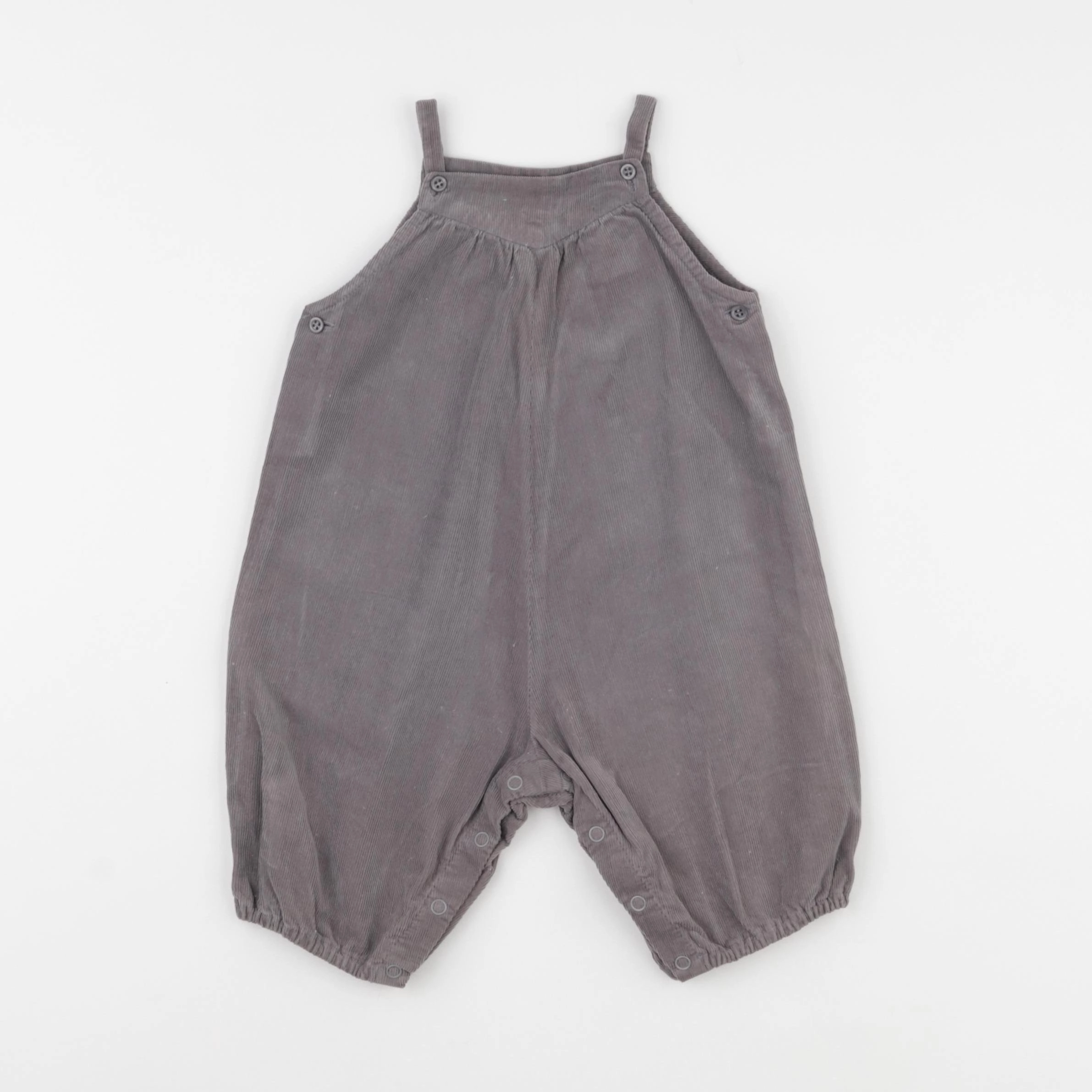 Bonpoint - salopette gris - 6 mois