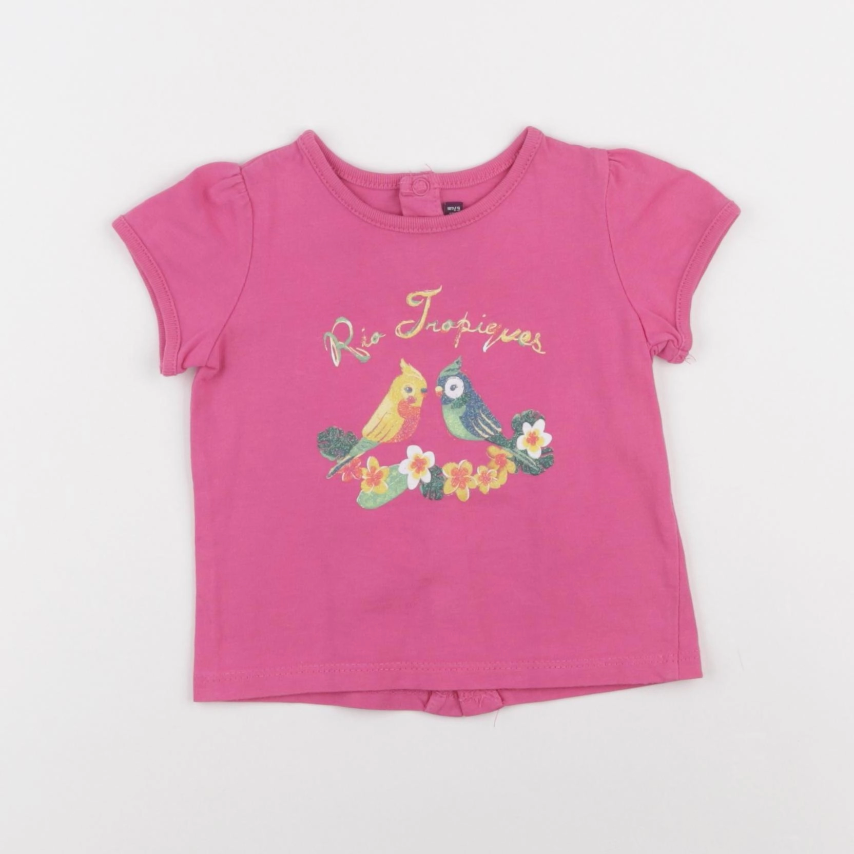 Sergent Major - tee-shirt rose - 6 mois