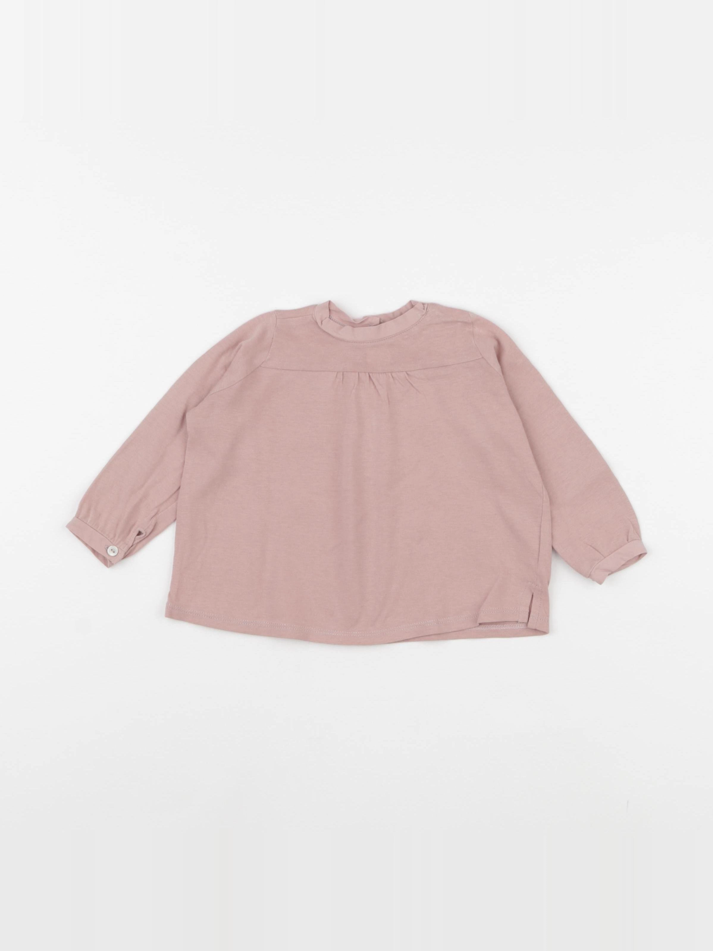 Bonpoint - tee-shirt rose - 6 mois