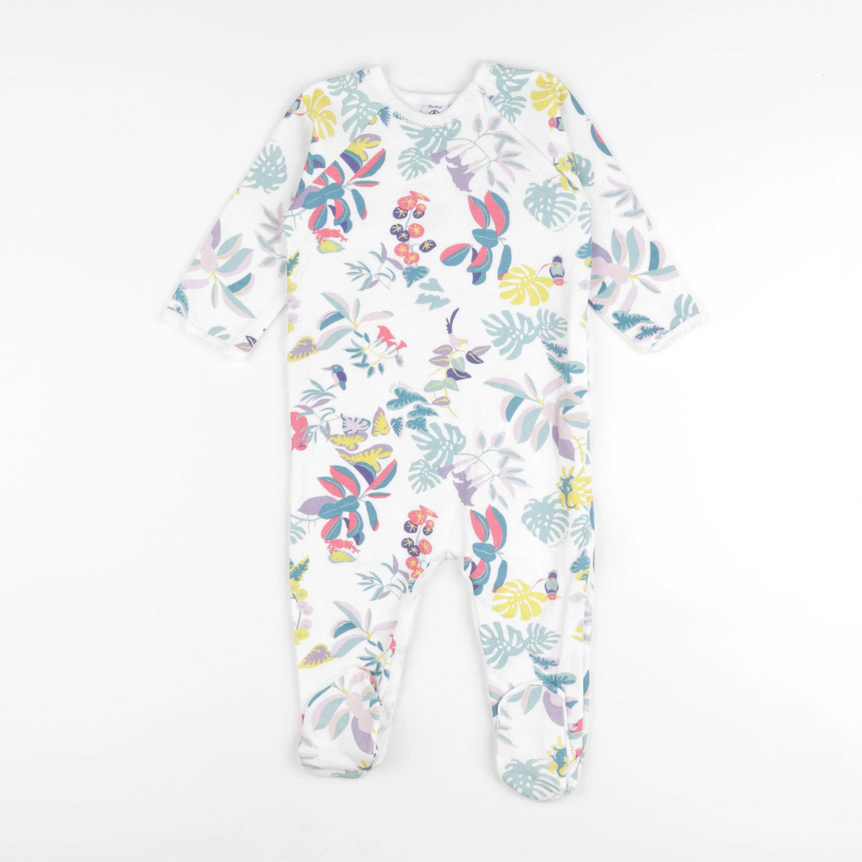 Petit Bateau - pyjama coton multicolore - 18 mois