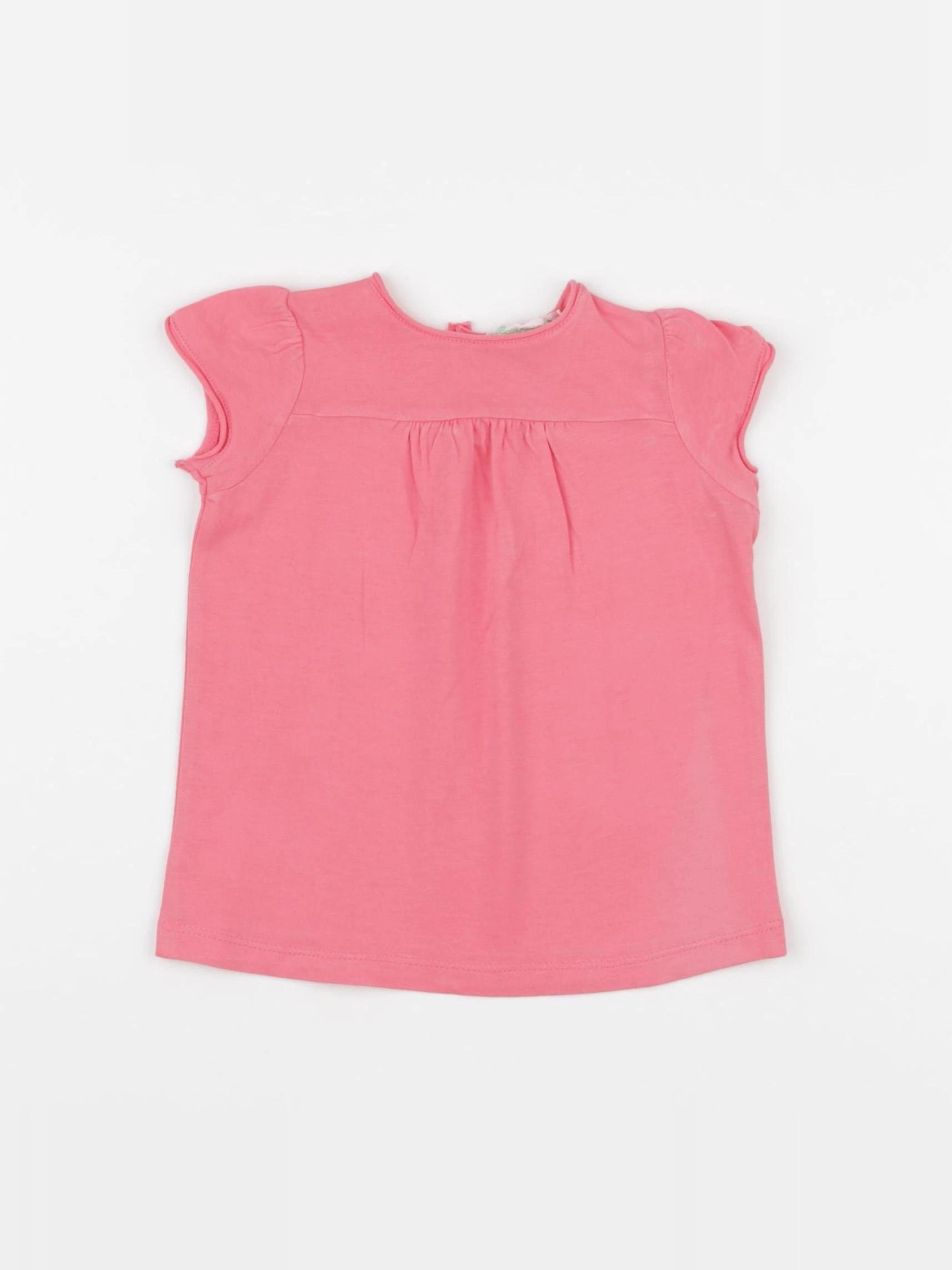 Bonpoint - tee-shirt rose - 6 mois