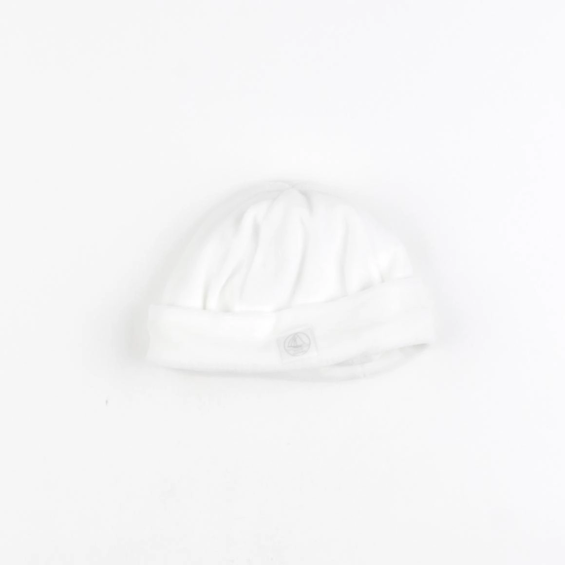 Petit Bateau - bonnet de naissance blanc - 1 mois